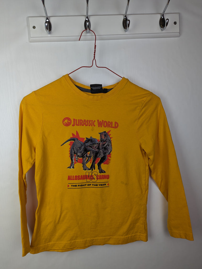 Jarassic World Mustard Top 8-9y Primark Used, Preloved, Preworn & Second Hand Baby, Kids & Children's Clothing UK Online. Cheap affordable. Brands including Next, Joules, Nutmeg, TU, F&F, H&M.
