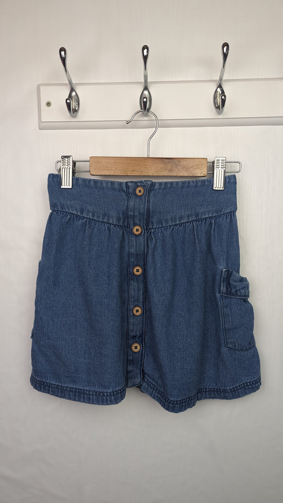 TU blue denim skirt with pockets 7y TU Used, Preloved, Preworn & Second Hand Baby, Kids & Children's Clothing UK Online. Cheap affordable. Brands including Next, Joules, Nutmeg, TU, F&F, H&M.