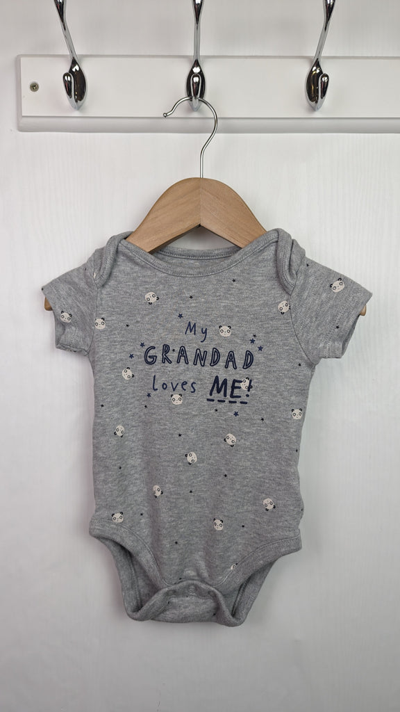 Mothercare Grandad Loves Me Bodysuit 6-9 Months Mothercare Used, Preloved, Preworn & Second Hand Baby, Kids & Children's Clothing UK Online. Cheap affordable. Brands including Next, Joules, Nutmeg, TU, F&F, H&M.