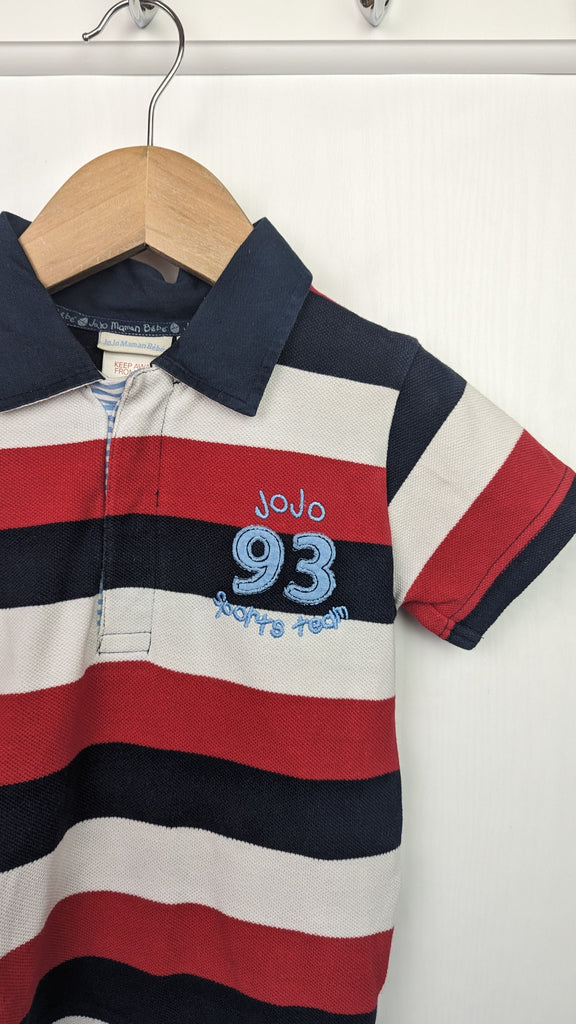 Jojo Maman Bebe Striped Polo Shirt - Boys 2-3 Years Jojo Maman Bebe Used, Preloved, Preworn & Second Hand Baby, Kids & Children's Clothing UK Online. Cheap affordable. Brands including Next, Joules, Nutmeg, TU, F&F, H&M.