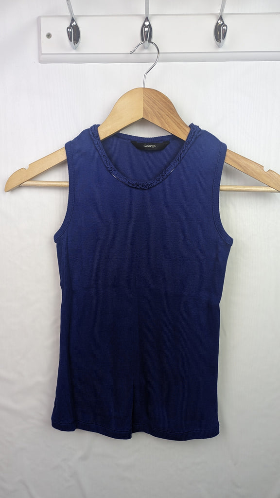 George Purple Vest Top - Girls 8-9 Years George Used, Preloved, Preworn & Second Hand Baby, Kids & Children's Clothing UK Online. Cheap affordable. Brands including Next, Joules, Nutmeg, TU, F&F, H&M.