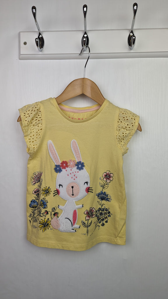 Nutmeg Yellow Bunny Top - Girls 18-24 Months Nutmeg Used, Preloved, Preworn & Second Hand Baby, Kids & Children's Clothing UK Online. Cheap affordable. Brands including Next, Joules, Nutmeg, TU, F&F, H&M.