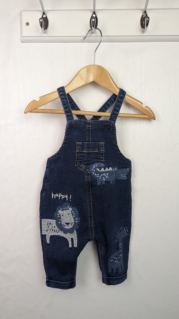 Next Denim Animal Dungarees - Boys 0-3 Months Next Used, Preloved, Preworn & Second Hand Baby, Kids & Children's Clothing UK Online. Cheap affordable. Brands including Next, Joules, Nutmeg, TU, F&F, H&M.