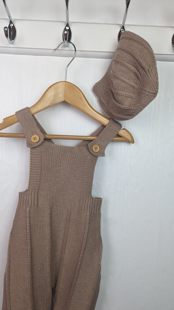 NEW Shein Brown Knit Romper & Hat - Boys 0-3 Months Shein Used, Preloved, Preworn & Second Hand Baby, Kids & Children's Clothing UK Online. Cheap affordable. Brands including Next, Joules, Nutmeg, TU, F&F, H&M.