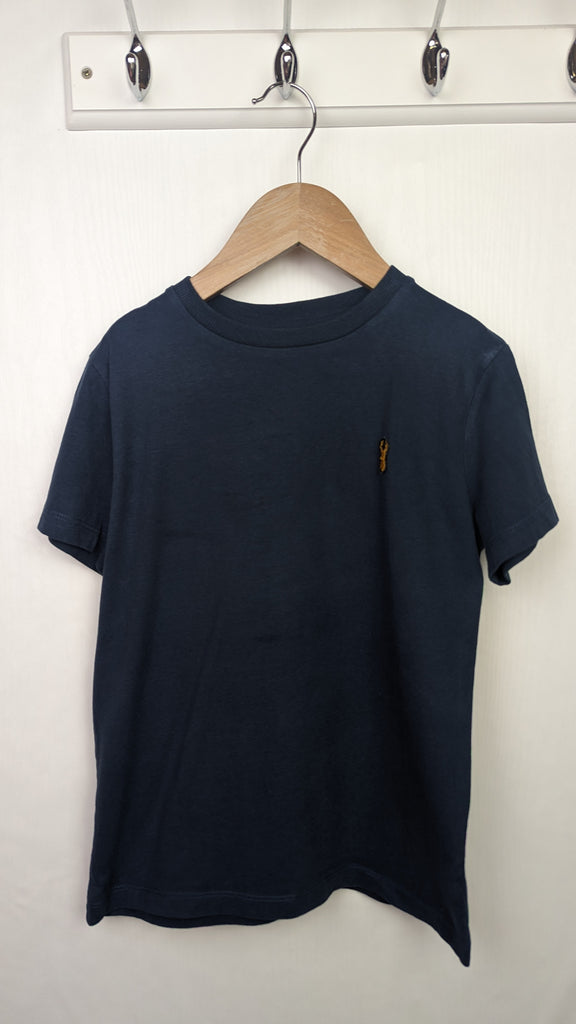 Next Navy Blue Short Sleeve T-shirt - Boys 7 Years Next Used, Preloved, Preworn & Second Hand Baby, Kids & Children's Clothing UK Online. Cheap affordable. Brands including Next, Joules, Nutmeg, TU, F&F, H&M.