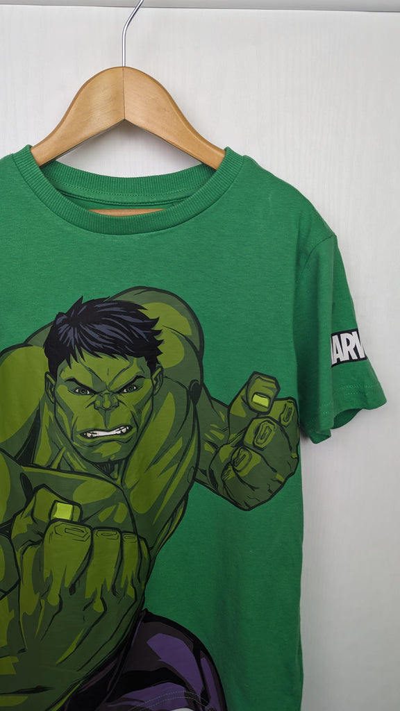 NEXT Marvel Hulk Green T-Shirt - Boys 7 Years Next Used, Preloved, Preworn & Second Hand Baby, Kids & Children's Clothing UK Online. Cheap affordable. Brands including Next, Joules, Nutmeg, TU, F&F, H&M.