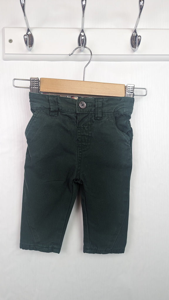 M&Co Dark Green Jeans - Boys 0-3 Months M&Co Used, Preloved, Preworn & Second Hand Baby, Kids & Children's Clothing UK Online. Cheap affordable. Brands including Next, Joules, Nutmeg, TU, F&F, H&M.
