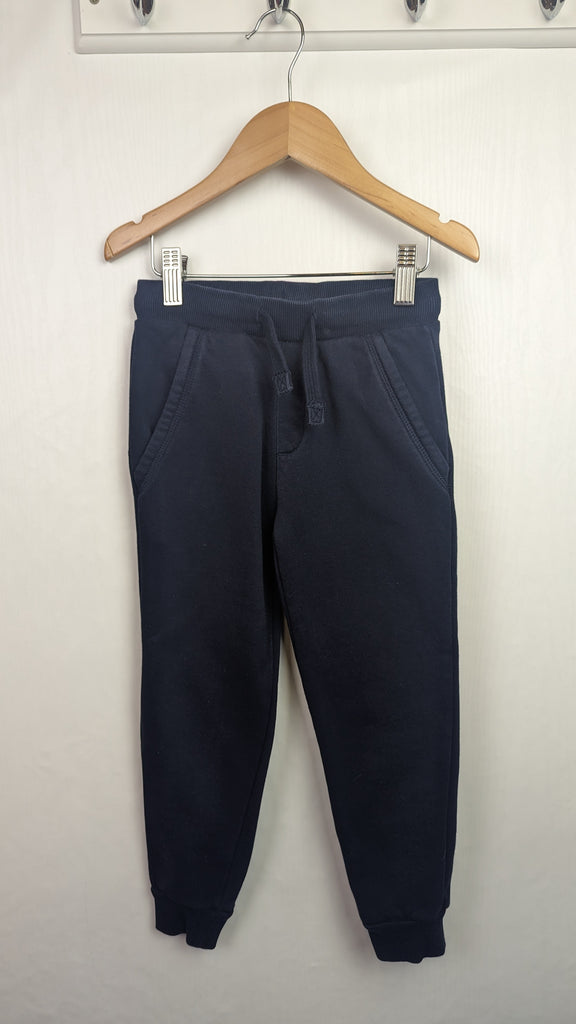 M&S Navy Jogging Bottoms - Unisex 5-6 Years Marks & Spencer Used, Preloved, Preworn & Second Hand Baby, Kids & Children's Clothing UK Online. Cheap affordable. Brands including Next, Joules, Nutmeg, TU, F&F, H&M.