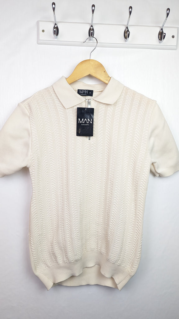 BoohooMan Mens Cream Stretchy Shirt - Medium BoohooMan Used, Preloved, Preworn & Second Hand Baby, Kids & Children's Clothing UK Online. Cheap affordable. Brands including Next, Joules, Nutmeg, TU, F&F, H&M.