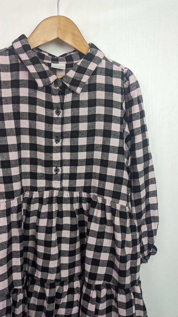 NEXT Pink & Black Plaid Long Sleeve Dress - Girls 8 Years Next Used, Preloved, Preworn & Second Hand Baby, Kids & Children's Clothing UK Online. Cheap affordable. Brands including Next, Joules, Nutmeg, TU, F&F, H&M.
