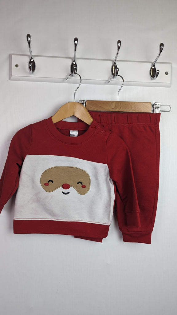 Carter's Christmas Santa Jumper & Joggers - Unisex 9 Months Carters Used, Preloved, Preworn & Second Hand Baby, Kids & Children's Clothing UK Online. Cheap affordable. Brands including Next, Joules, Nutmeg, TU, F&F, H&M.