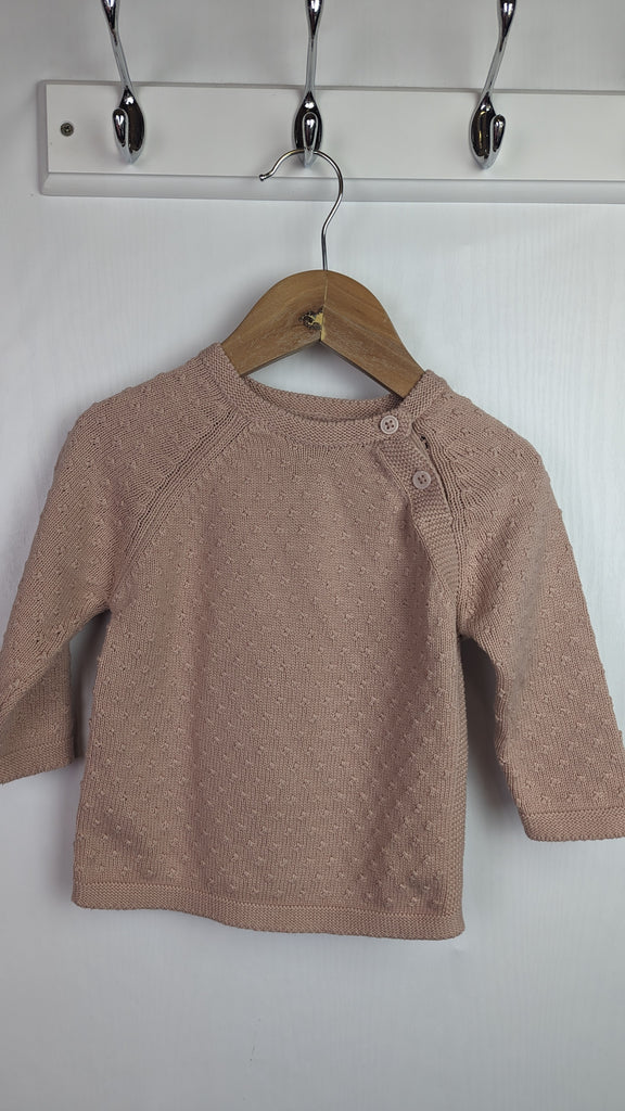 PLAYWEAR Beige Cotton Jumper - Unisex 6-9 Months F&F Used, Preloved, Preworn & Second Hand Baby, Kids & Children's Clothing UK Online. Cheap affordable. Brands including Next, Joules, Nutmeg, TU, F&F, H&M.