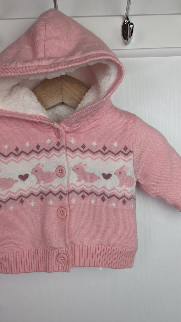 Nutmeg Pink Fleece Cardigan - Newborn Girl Nutmeg Used, Preloved, Preworn & Second Hand Baby, Kids & Children's Clothing UK Online. Cheap affordable. Brands including Next, Joules, Nutmeg, TU, F&F, H&M.