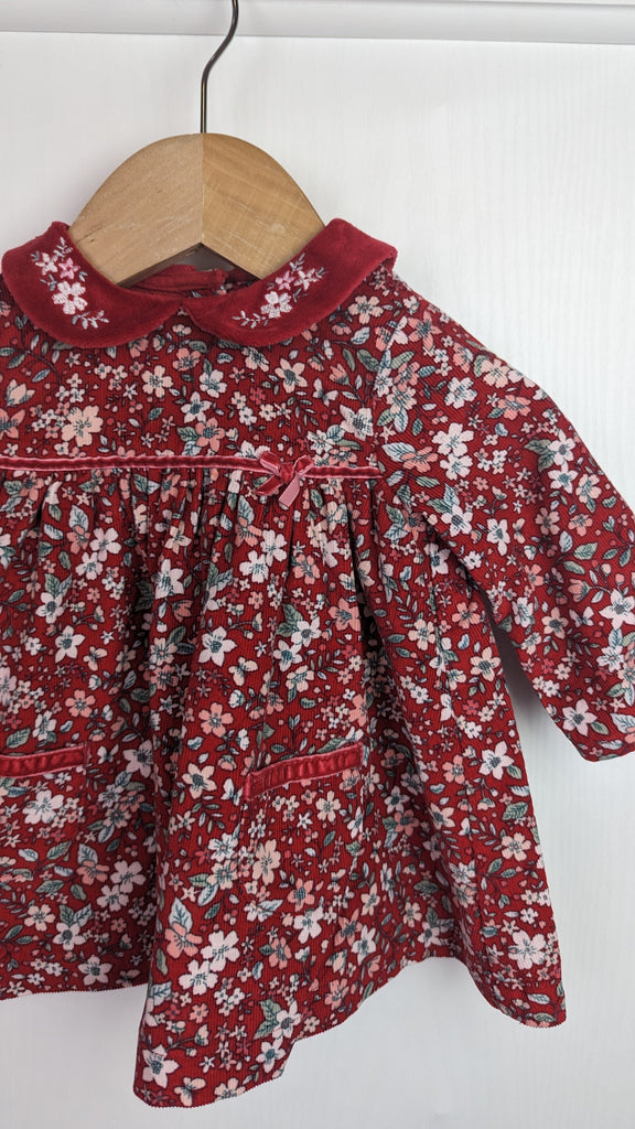 Nutmeg Red Floral Dress - Girls 0-3 Months Nutmeg Used, Preloved, Preworn & Second Hand Baby, Kids & Children's Clothing UK Online. Cheap affordable. Brands including Next, Joules, Nutmeg, TU, F&F, H&M.