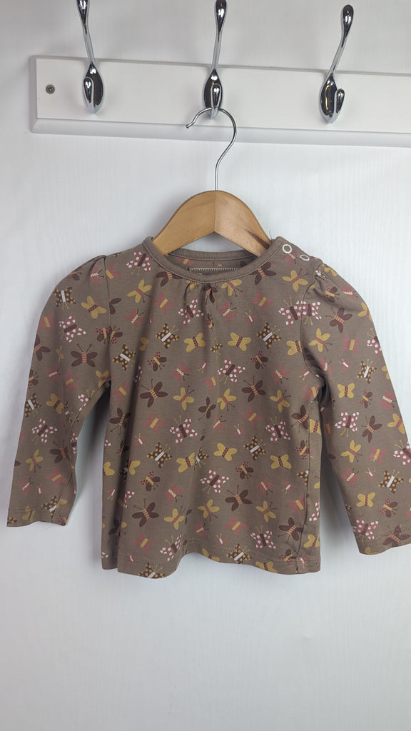 TU Butterflies Top - Girls 6-9 Months TU Used, Preloved, Preworn & Second Hand Baby, Kids & Children's Clothing UK Online. Cheap affordable. Brands including Next, Joules, Nutmeg, TU, F&F, H&M.