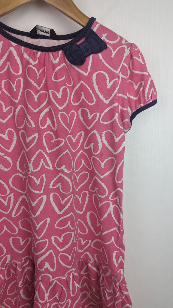 PLAYWEAR George Pink Hearts Dress - Girls 3-4 Years George Used, Preloved, Preworn & Second Hand Baby, Kids & Children's Clothing UK Online. Cheap affordable. Brands including Next, Joules, Nutmeg, TU, F&F, H&M.