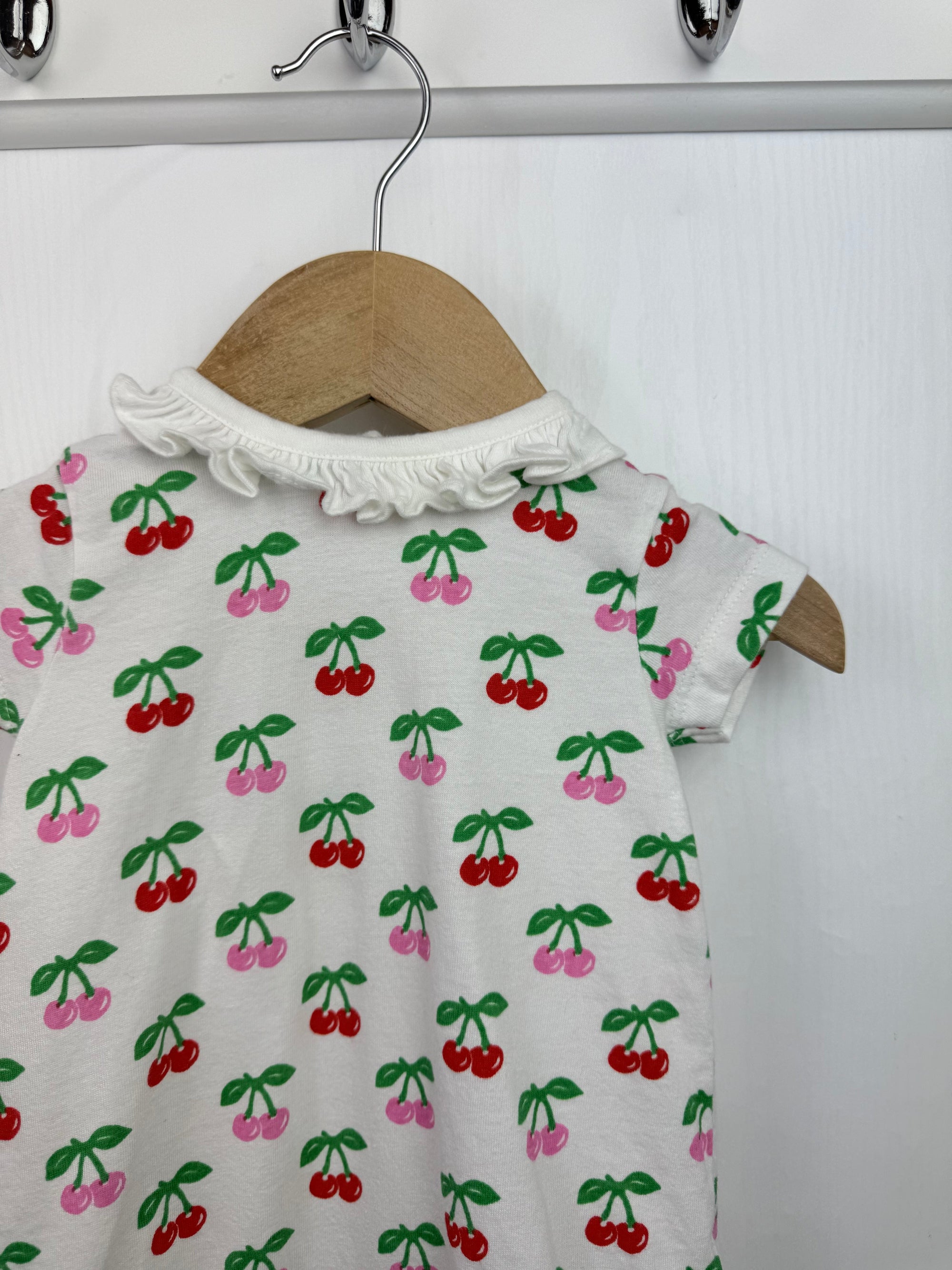 Baby Boden Cherry Romper - Baby Girls 0 - 3 Months - Little Ones Preloved. Second Hand Children's & Preloved Baby, Kids, Girls & Boys Clothes. UK online