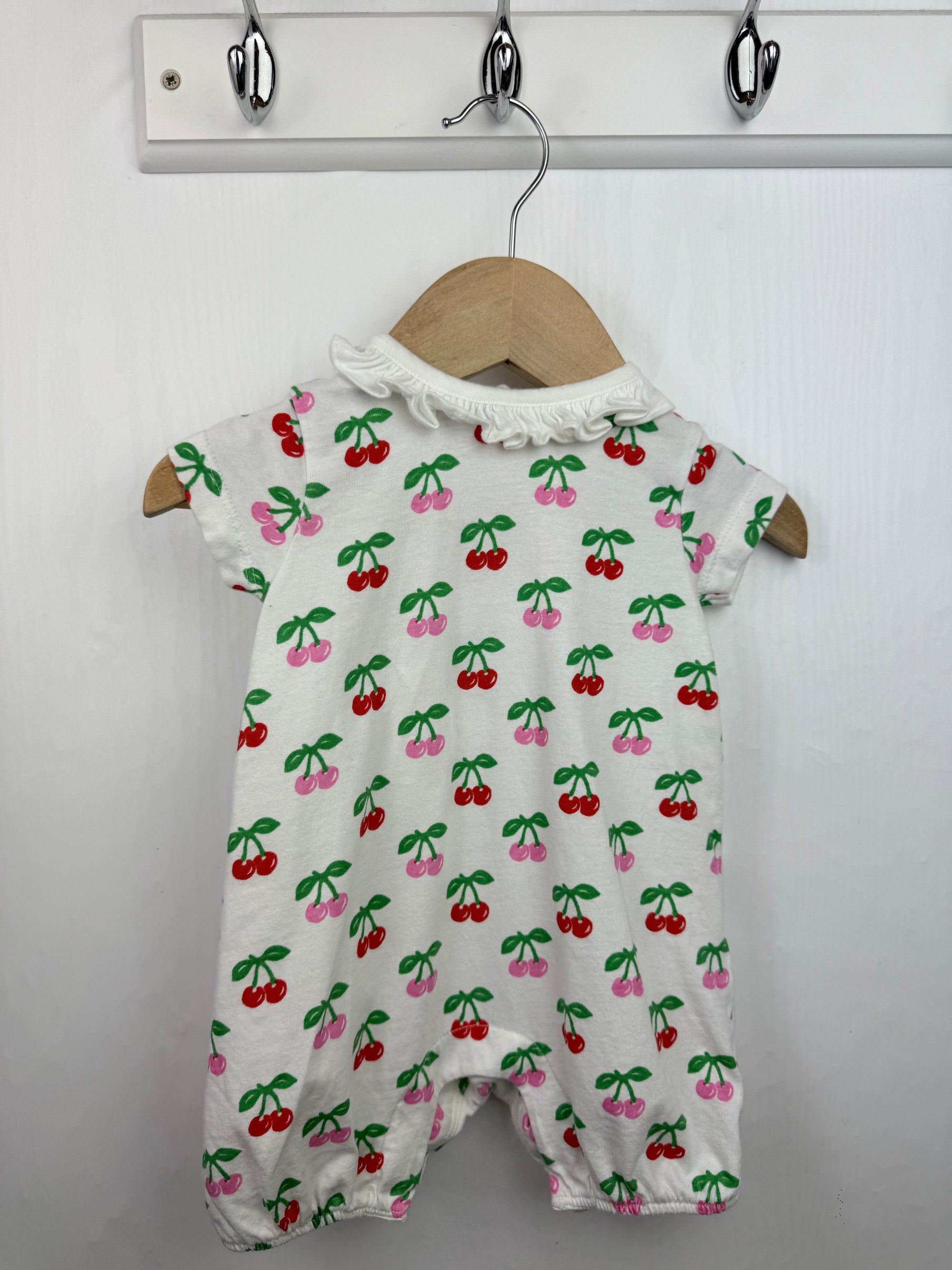 Baby Boden Cherry Romper - Baby Girls 0 - 3 Months - Little Ones Preloved. Second Hand Children's & Preloved Baby, Kids, Girls & Boys Clothes. UK online