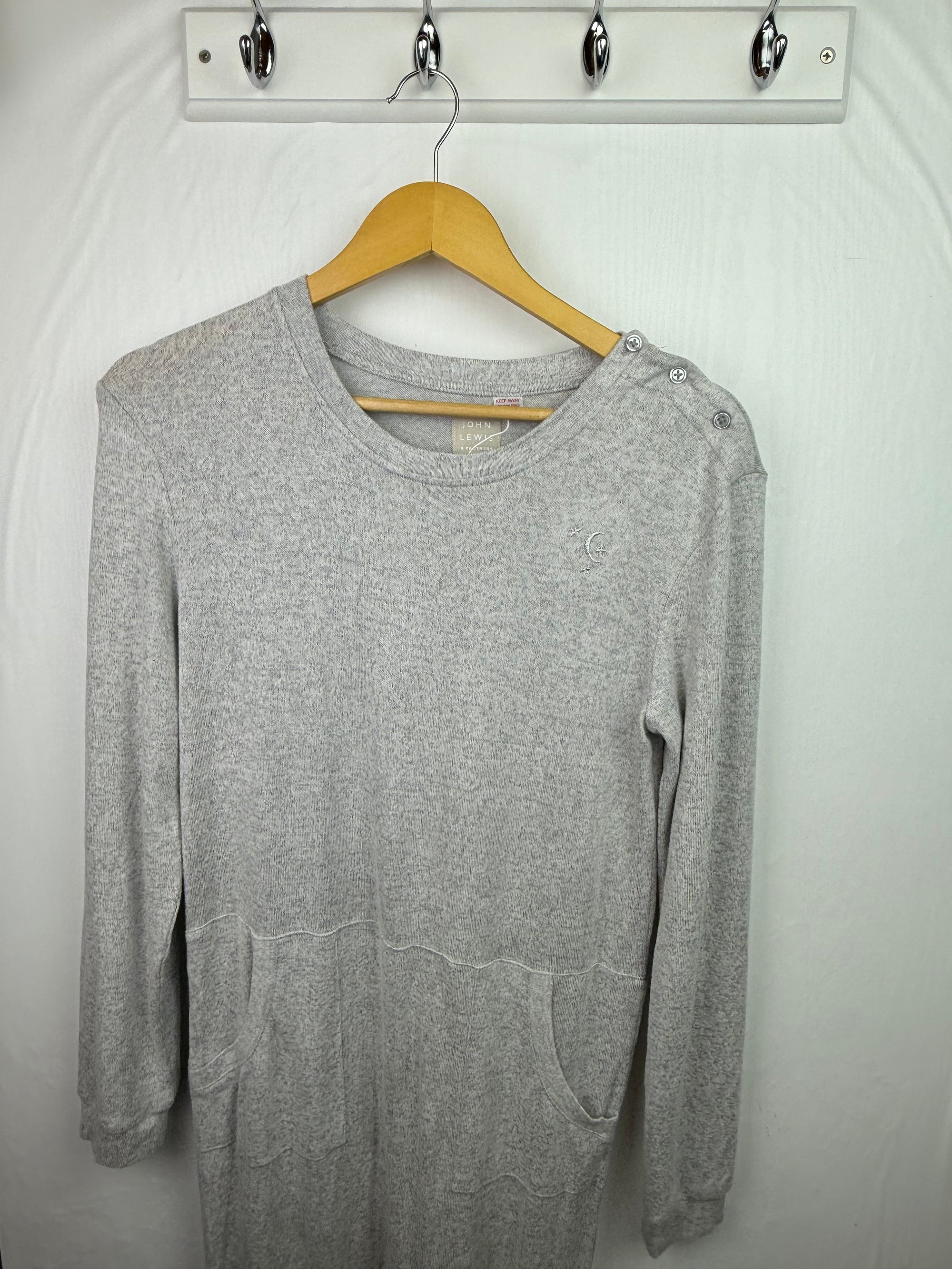 John Lewis Grey Onesie - Unisex 13 Years - Little Ones Preloved. Second Hand Children's & Preloved Baby, Kids, Girls & Boys Clothes. UK online