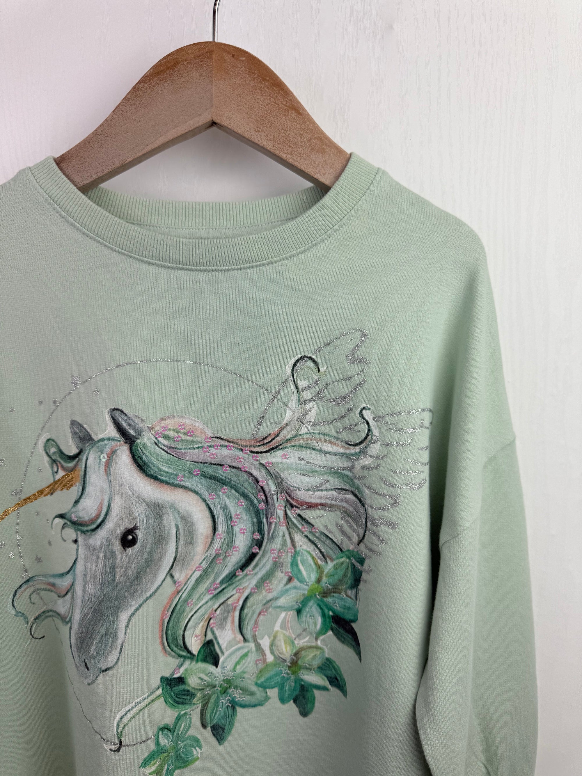NEW Ex N*xt Unicorn Jumper - Girls 4 - 14 Years - Little Ones Preloved. Second Hand Children's & Preloved Baby, Kids, Girls & Boys Clothes. UK online