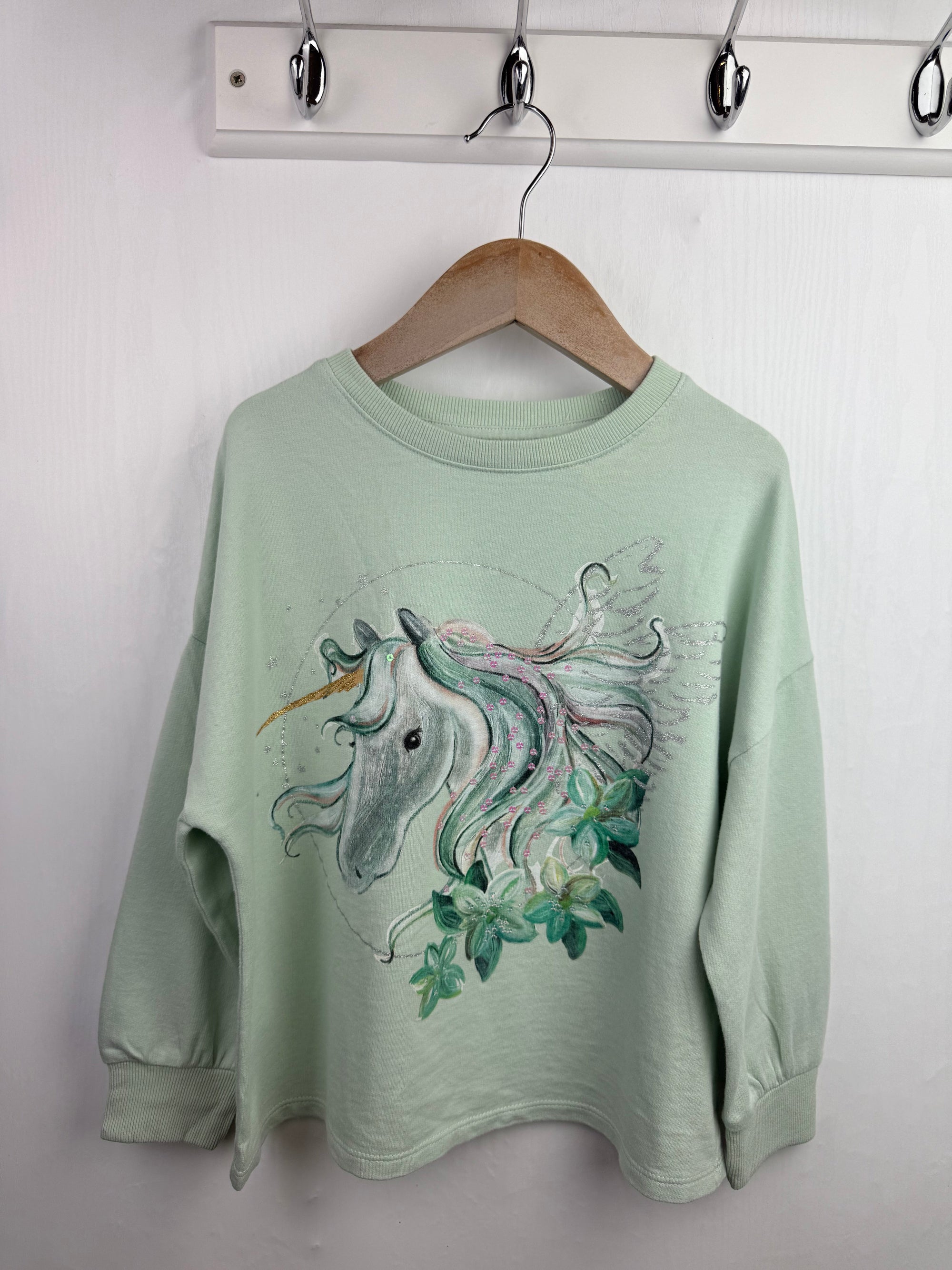 NEW Ex N*xt Unicorn Jumper - Girls 4 - 14 Years - Little Ones Preloved. Second Hand Children's & Preloved Baby, Kids, Girls & Boys Clothes. UK online