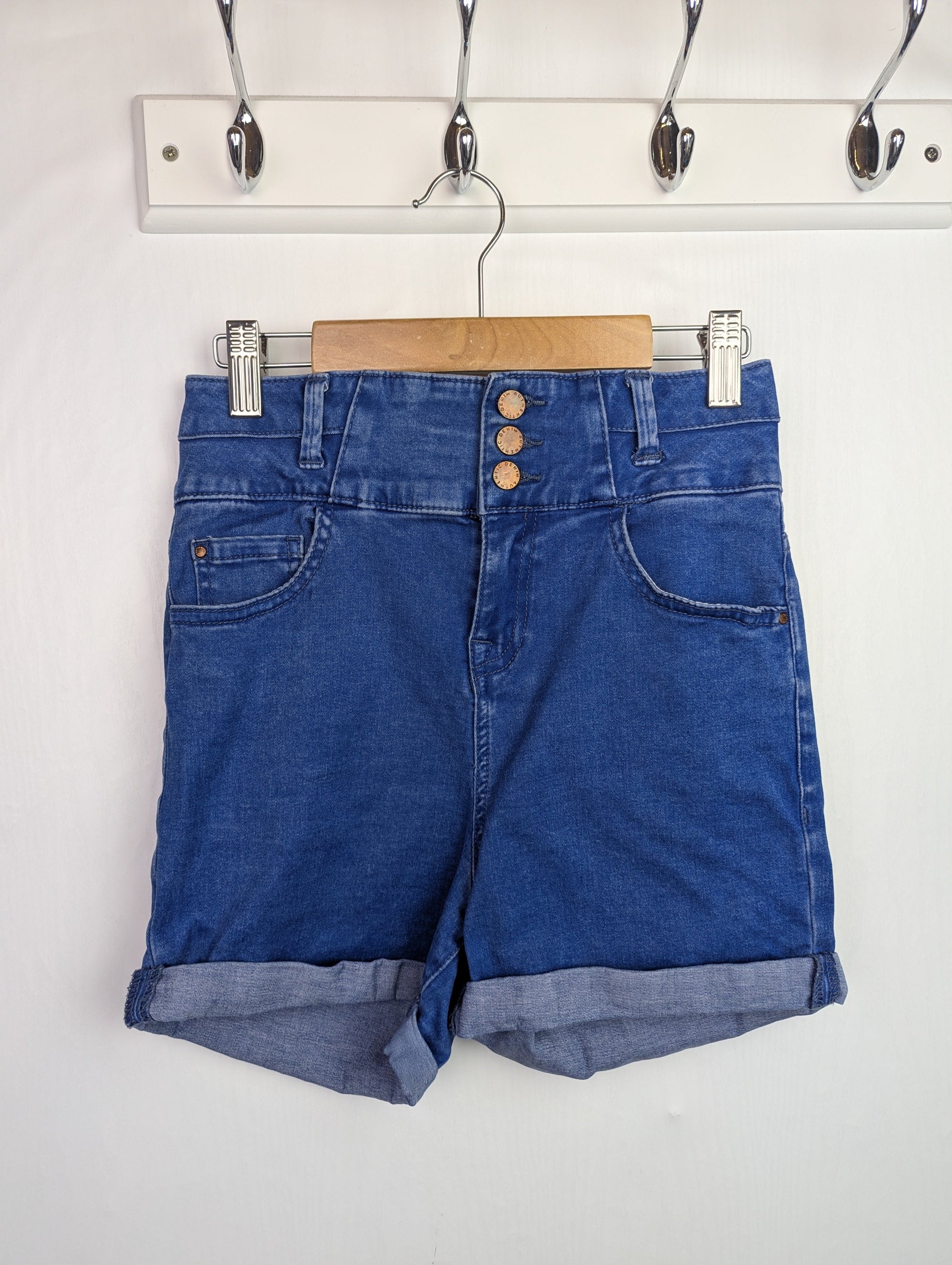 New - Look Blue Denim Shorts - Girls 14 Years - Little Ones Preloved. Second Hand Children's & Preloved Baby, Kids, Girls & Boys Clothes. UK online