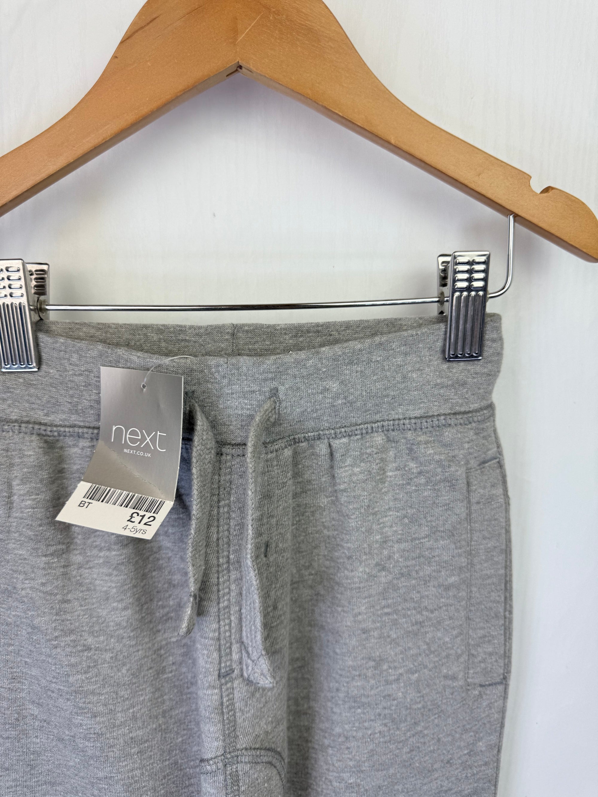 NEW Next Grey Jogging Bottoms - Unisex 4 - 5 Years - Little Ones Preloved. Second Hand Children's & Preloved Baby, Kids, Girls & Boys Clothes. UK online