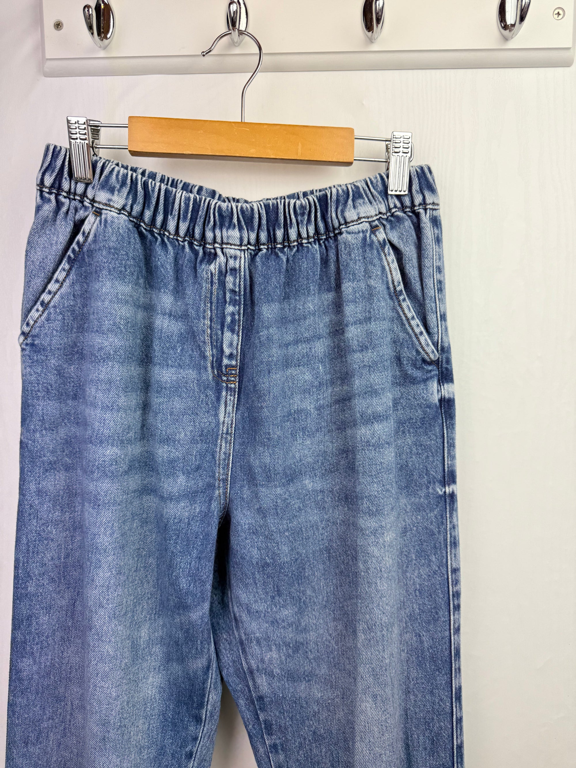 Next Stonewashed Cuffed Jeans - Girls 14 Years - Little Ones Preloved. Second Hand Children's & Preloved Baby, Kids, Girls & Boys Clothes. UK online
