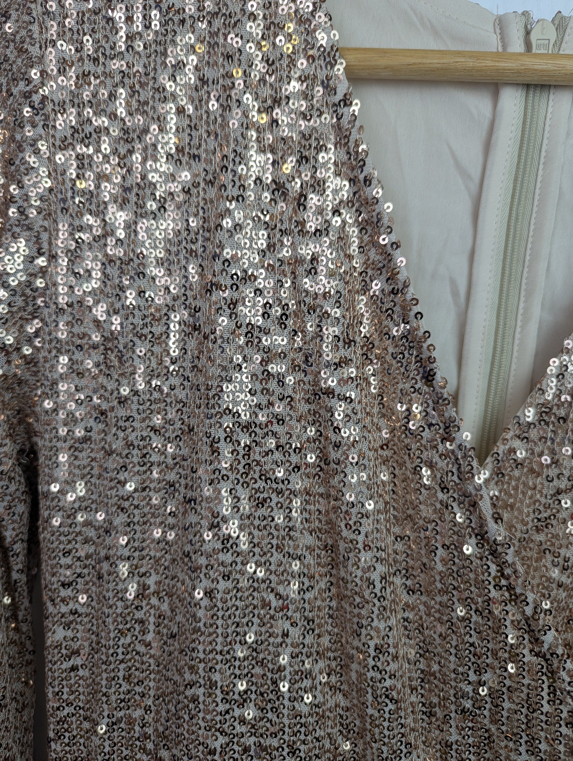 NWOT's Gold Sequin Party Playsuit - Girls 13 - 14 Years - Little Ones Preloved. Second Hand Children's & Preloved Baby, Kids, Girls & Boys Clothes. UK online