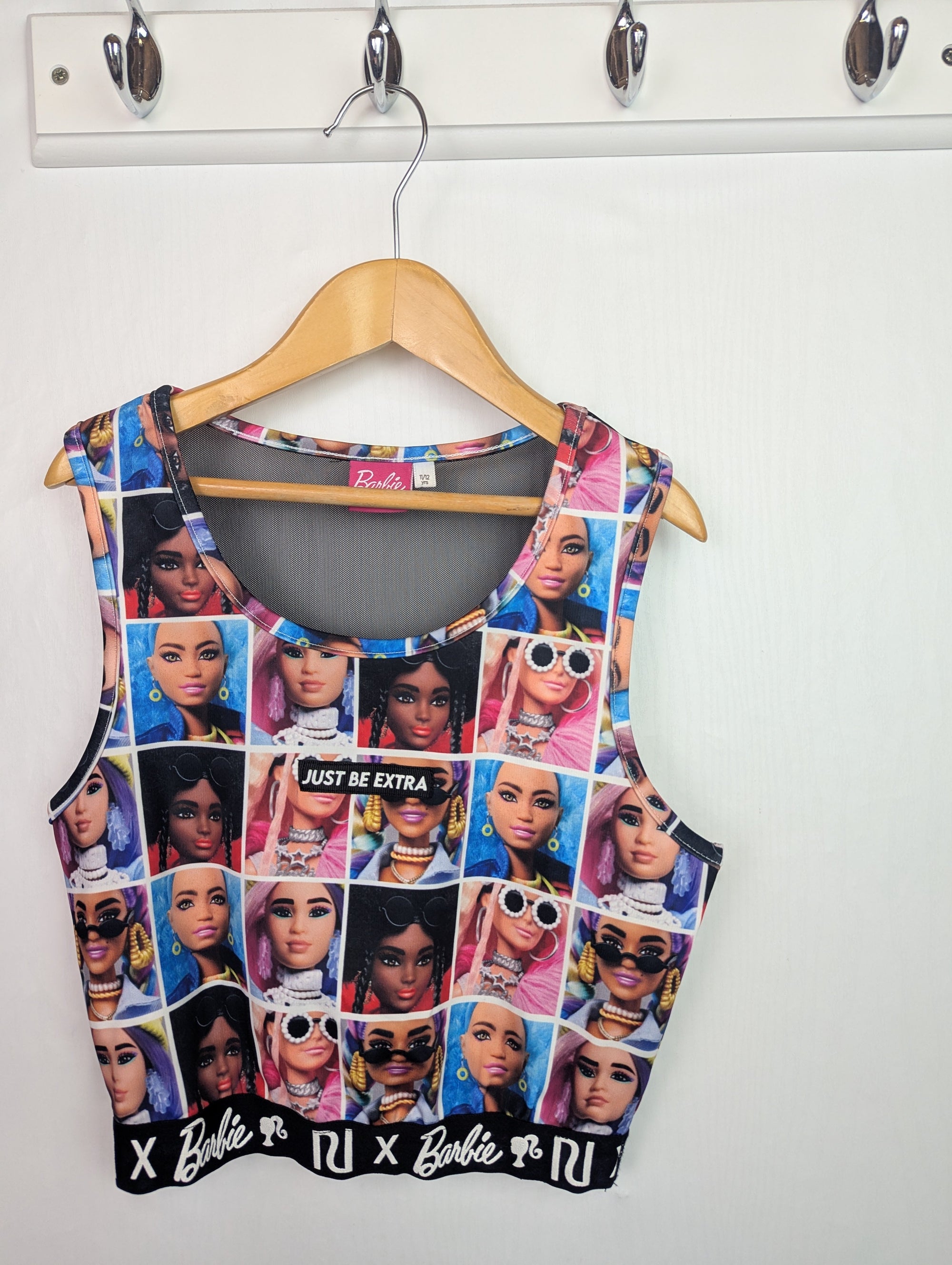 NWOT's River Island Barbie Crop Top - Girls 11 - 12 Years - Little Ones Preloved. Second Hand Children's & Preloved Baby, Kids, Girls & Boys Clothes. UK online