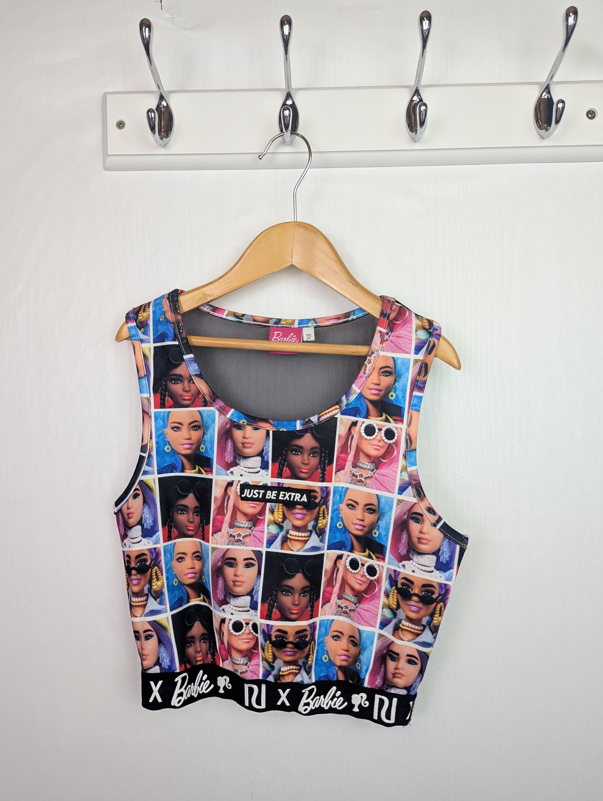 NWOT's River Island Barbie Crop Top - Girls 11 - 12 Years - Little Ones Preloved. Second Hand Children's & Preloved Baby, Kids, Girls & Boys Clothes. UK online