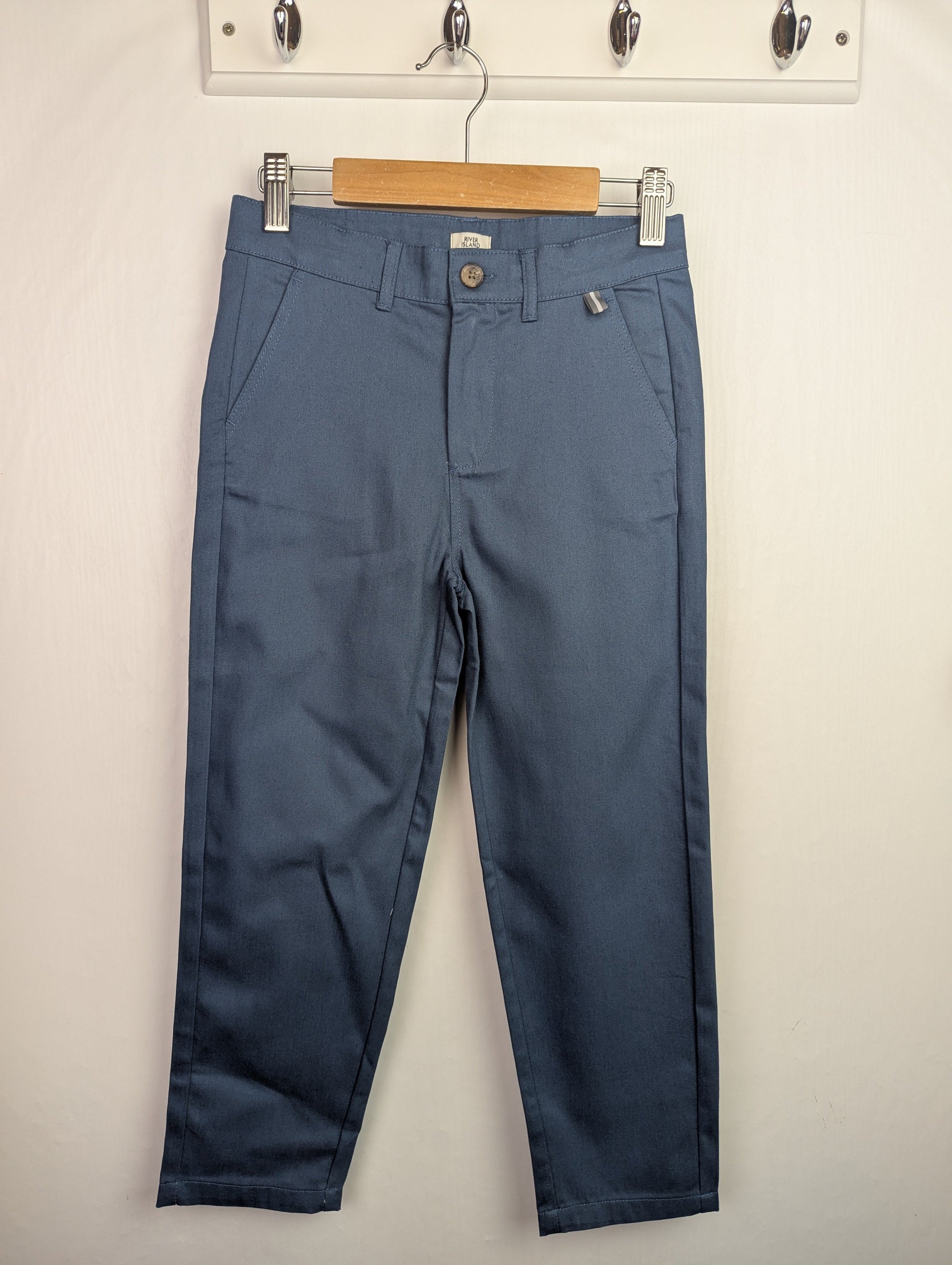 NWOT's River Island Blue Trousers - Boys 5 - 6 Years - Little Ones Preloved. Second Hand Children's & Preloved Baby, Kids, Girls & Boys Clothes. UK online