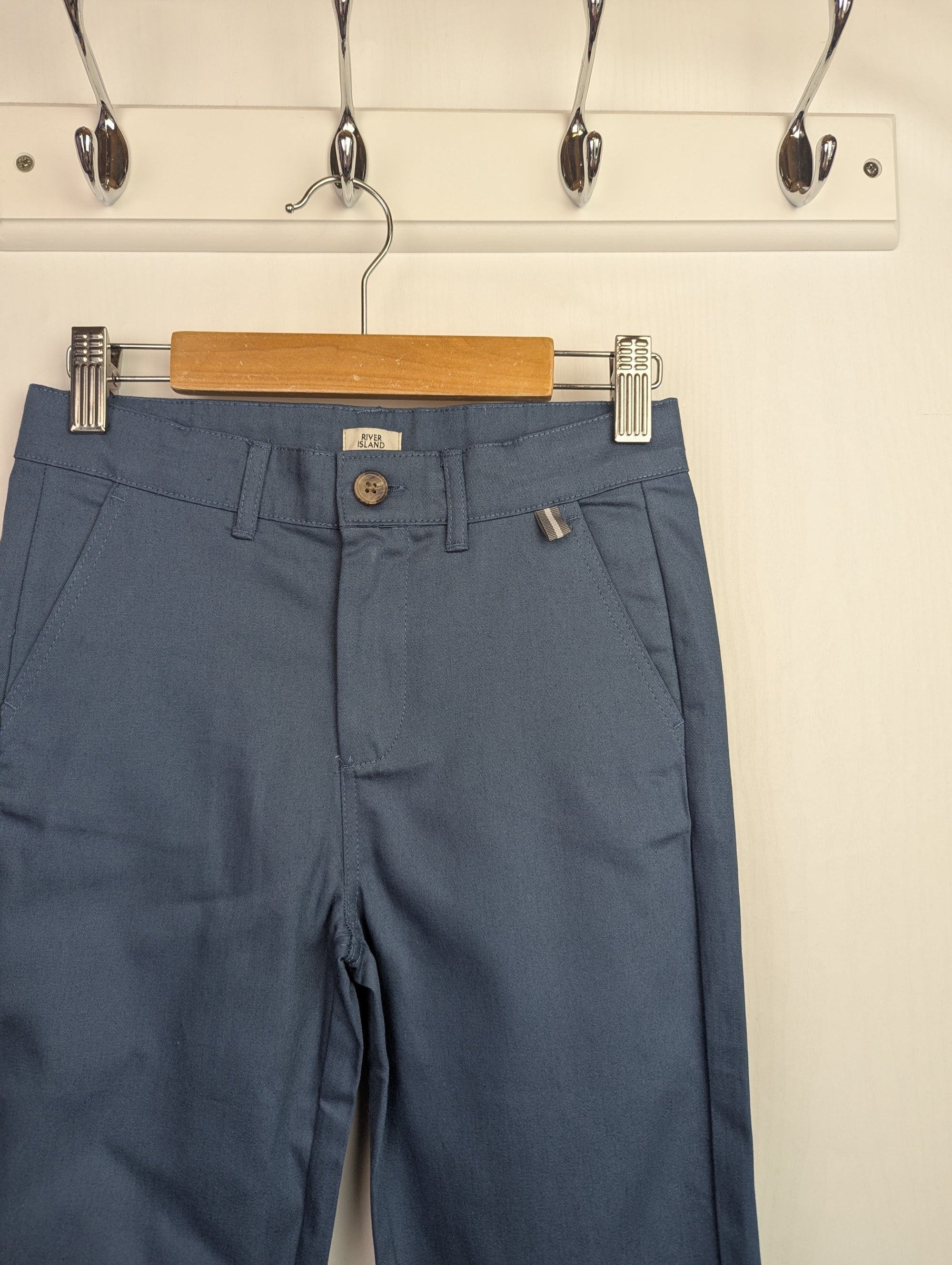 NWOT's River Island Blue Trousers - Boys 5 - 6 Years - Little Ones Preloved. Second Hand Children's & Preloved Baby, Kids, Girls & Boys Clothes. UK online