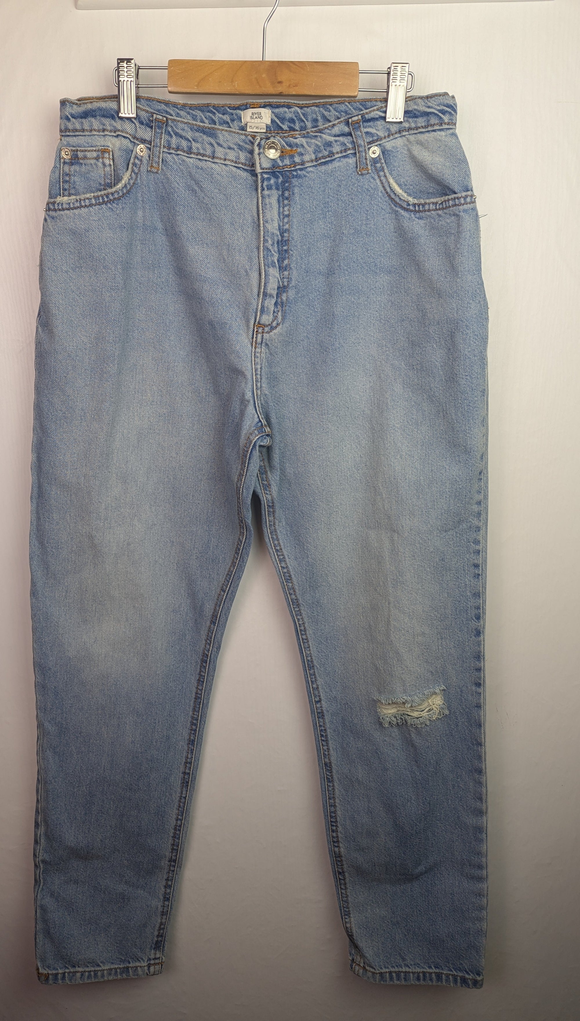 NWOT's River Island Denim Jeans - Girls 15 - 16 Years - Little Ones Preloved. Second Hand Children's & Preloved Baby, Kids, Girls & Boys Clothes. UK online
