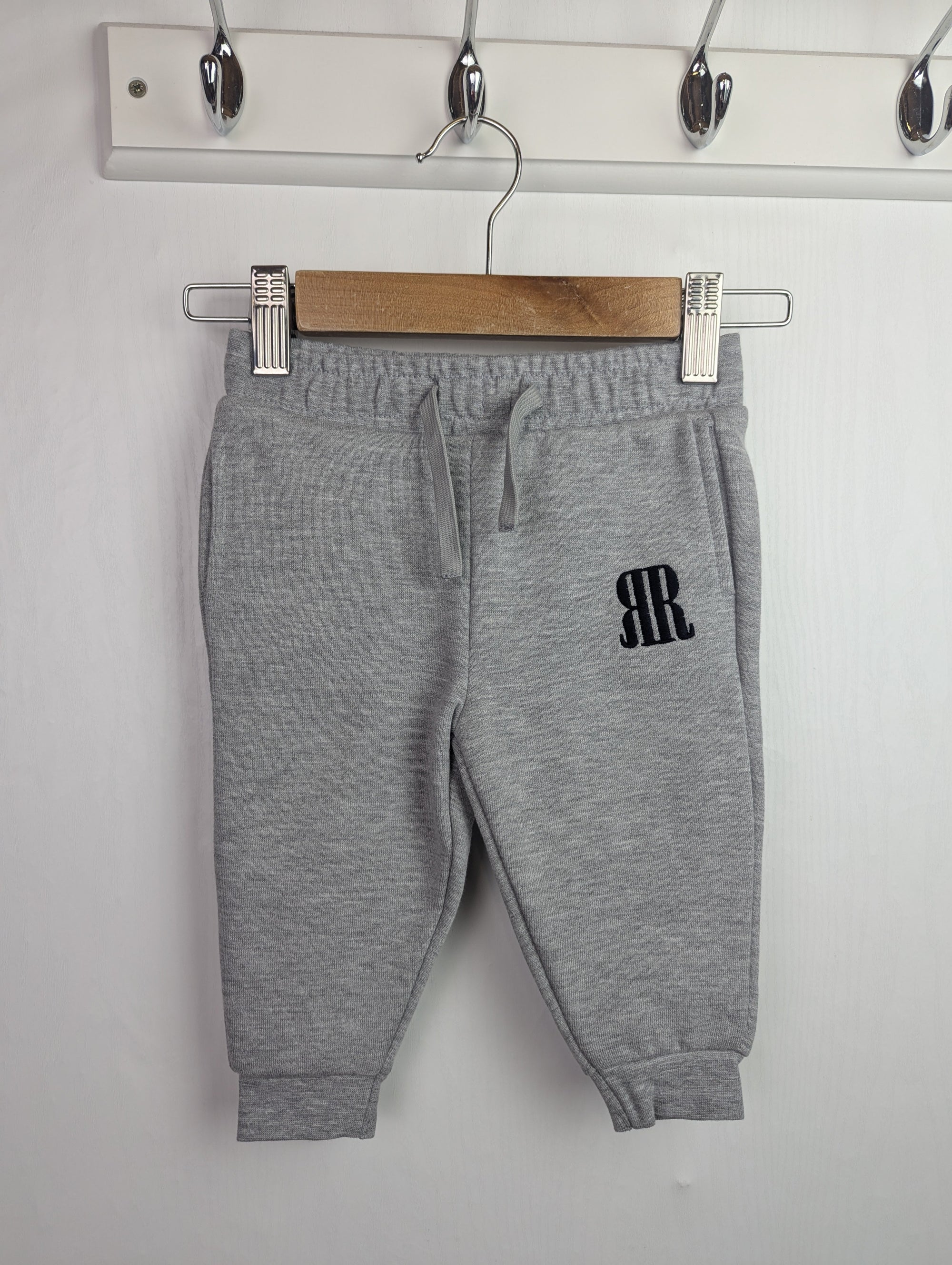 NWOT's River Island Grey Joggers - Boys 6 - 9 Months - Little Ones Preloved. Second Hand Children's & Preloved Baby, Kids, Girls & Boys Clothes. UK online