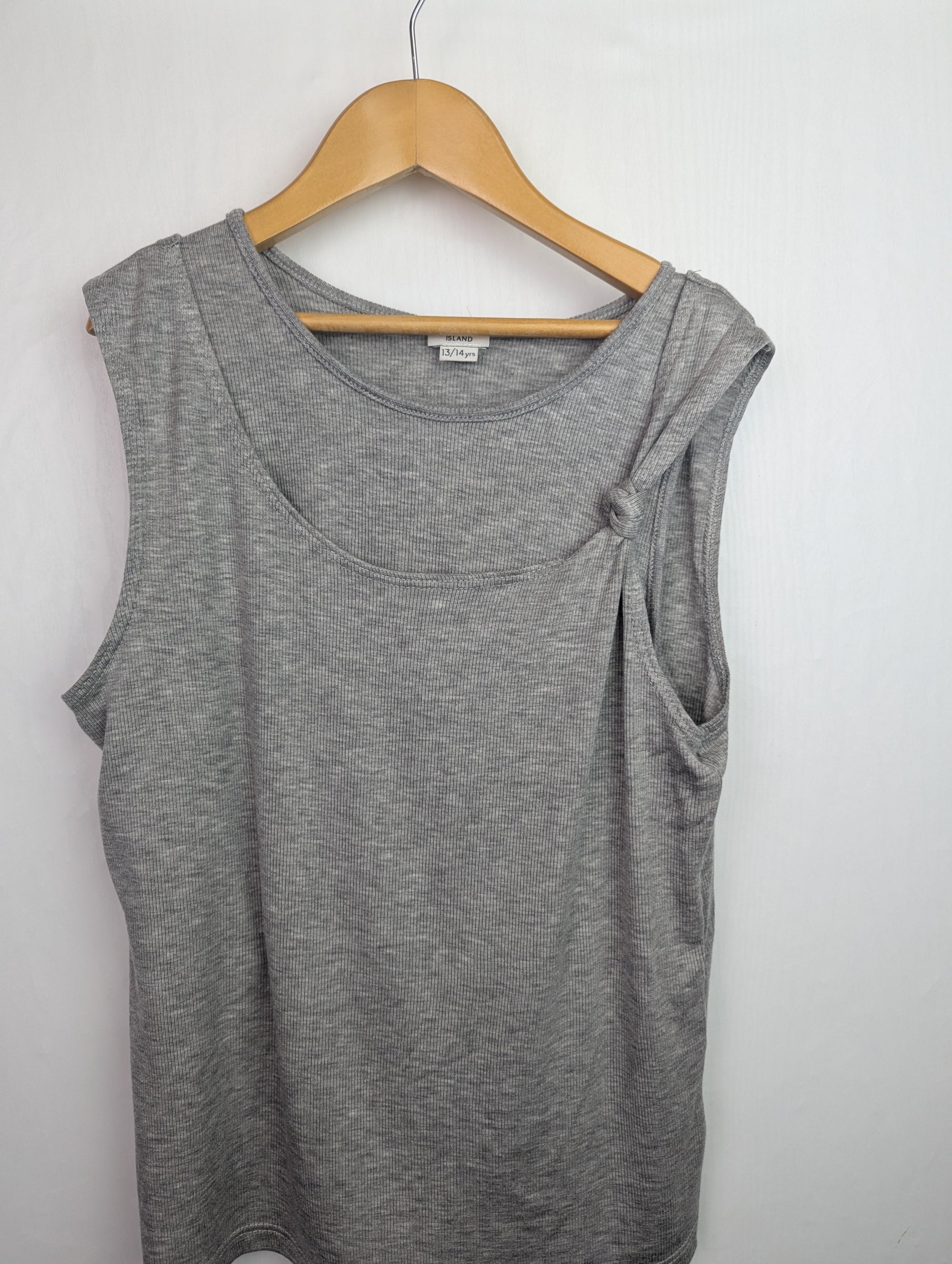 NWOT's River Island Grey Layered Top - Girls 13 - 14 Years - Little Ones Preloved. Second Hand Children's & Preloved Baby, Kids, Girls & Boys Clothes. UK online