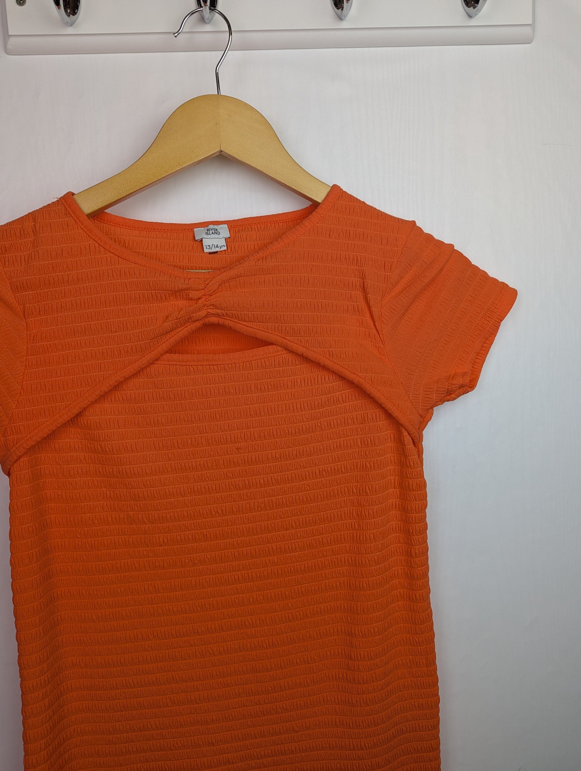 NWOT's River Island Orange Top - Girls 13 - 14 Years - Little Ones Preloved. Second Hand Children's & Preloved Baby, Kids, Girls & Boys Clothes. UK online