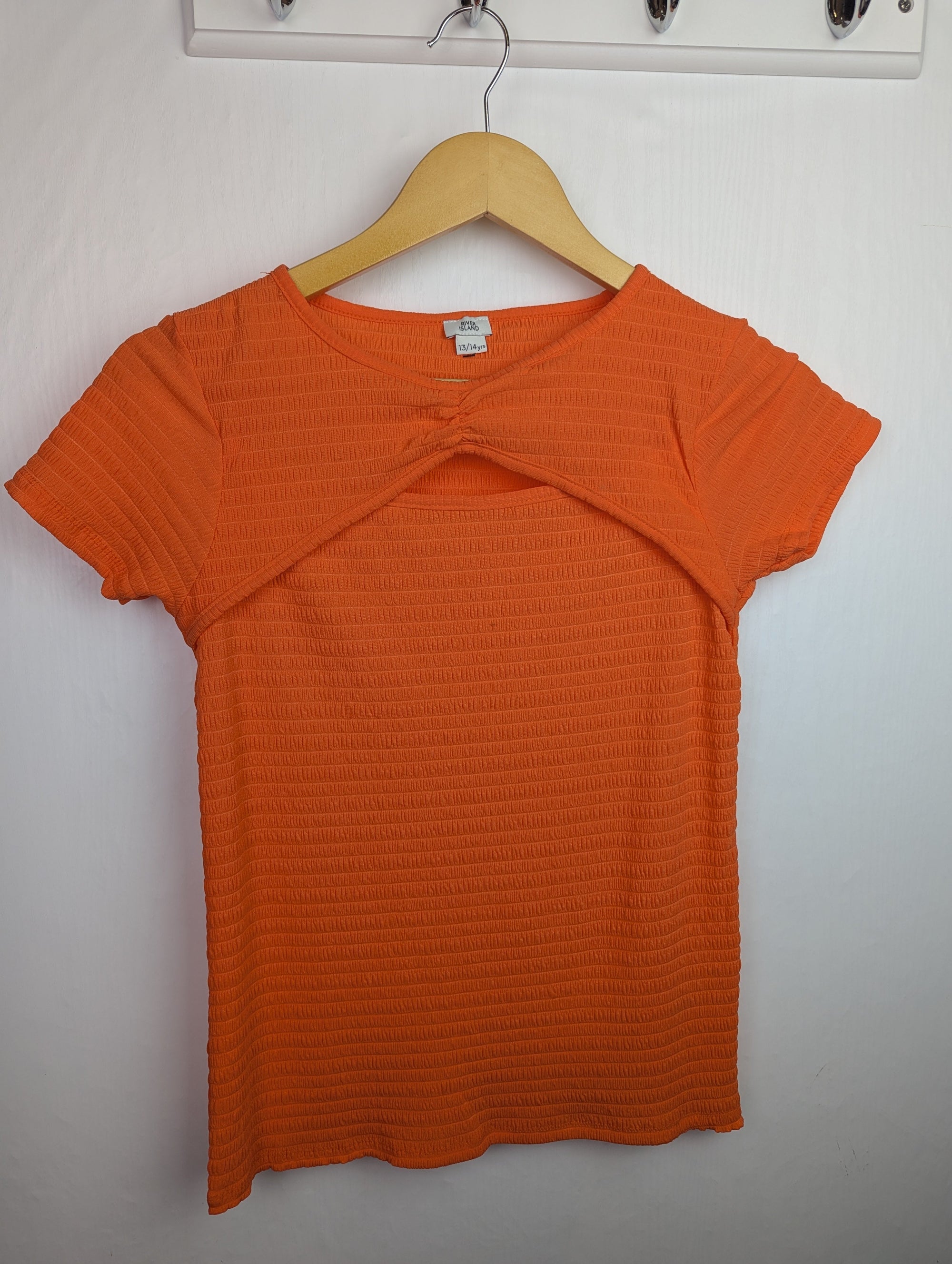 NWOT's River Island Orange Top - Girls 13 - 14 Years - Little Ones Preloved. Second Hand Children's & Preloved Baby, Kids, Girls & Boys Clothes. UK online