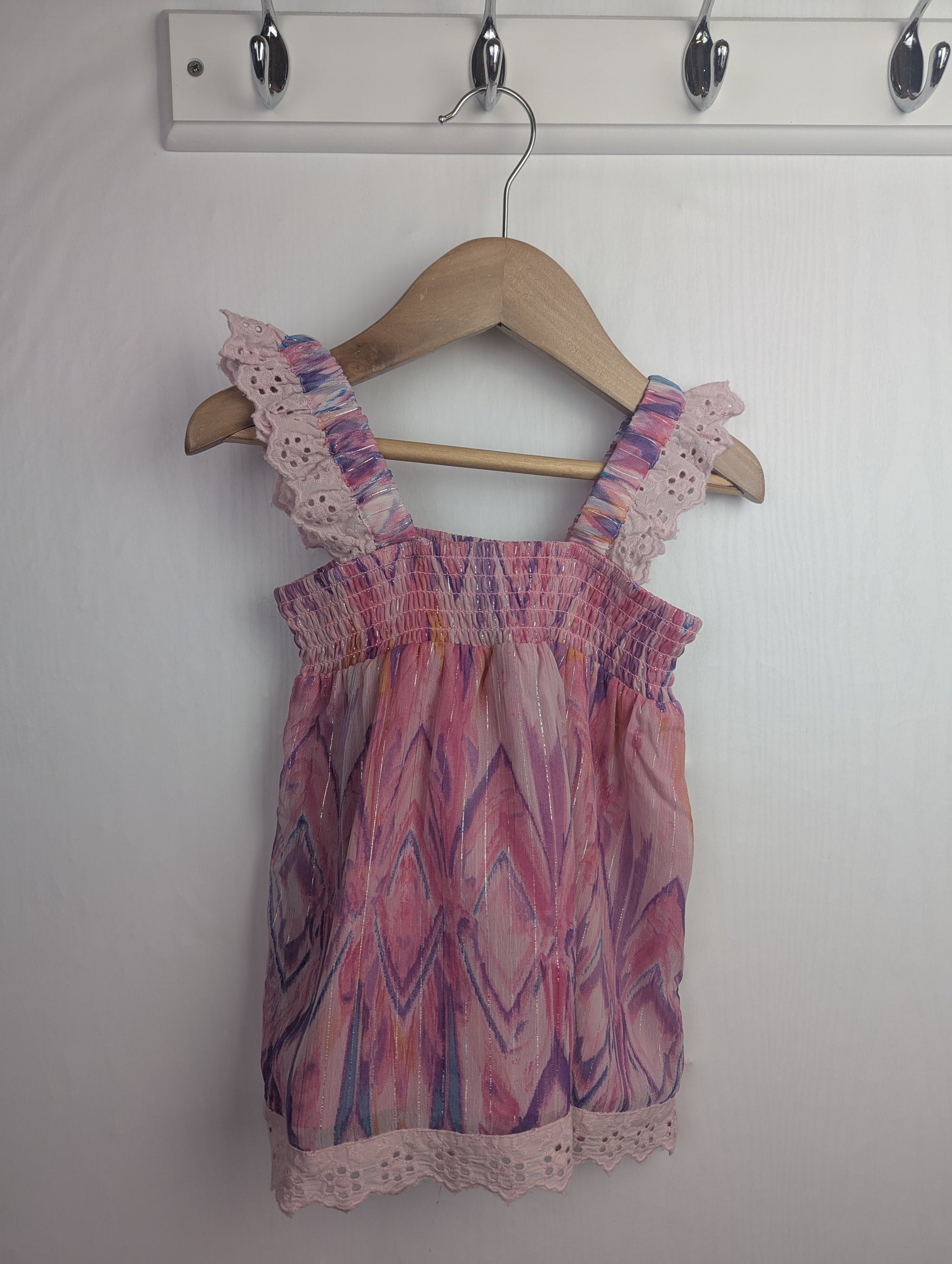 NWOT's River Island Pink Mesh Top - Girls 12 - 18 Months - Little Ones Preloved. Second Hand Children's & Preloved Baby, Kids, Girls & Boys Clothes. UK online