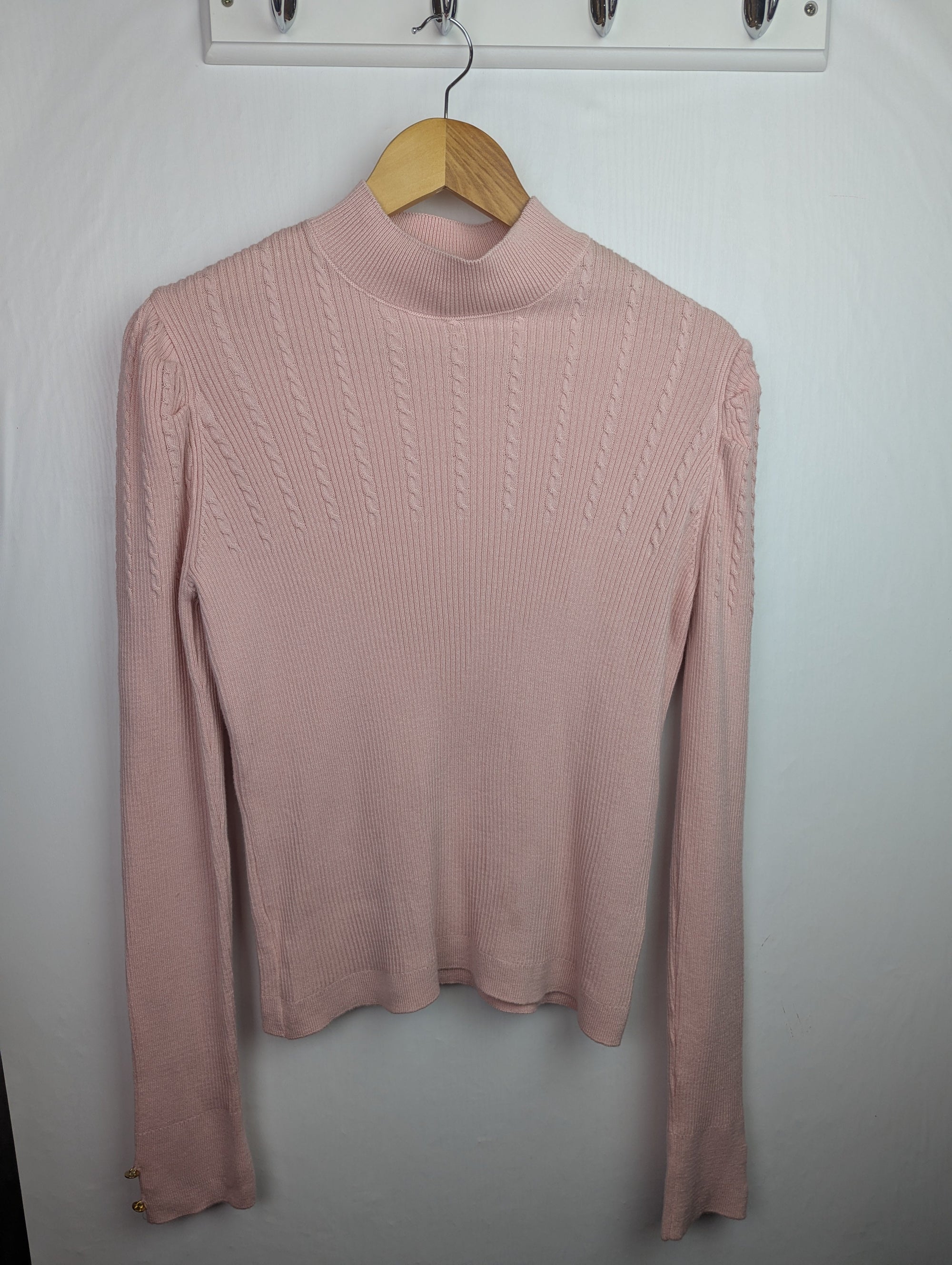 NWOT's River Island Pink Ribbed Jumper - Girls 13 - 14 Years - Little Ones Preloved. Second Hand Children's & Preloved Baby, Kids, Girls & Boys Clothes. UK online