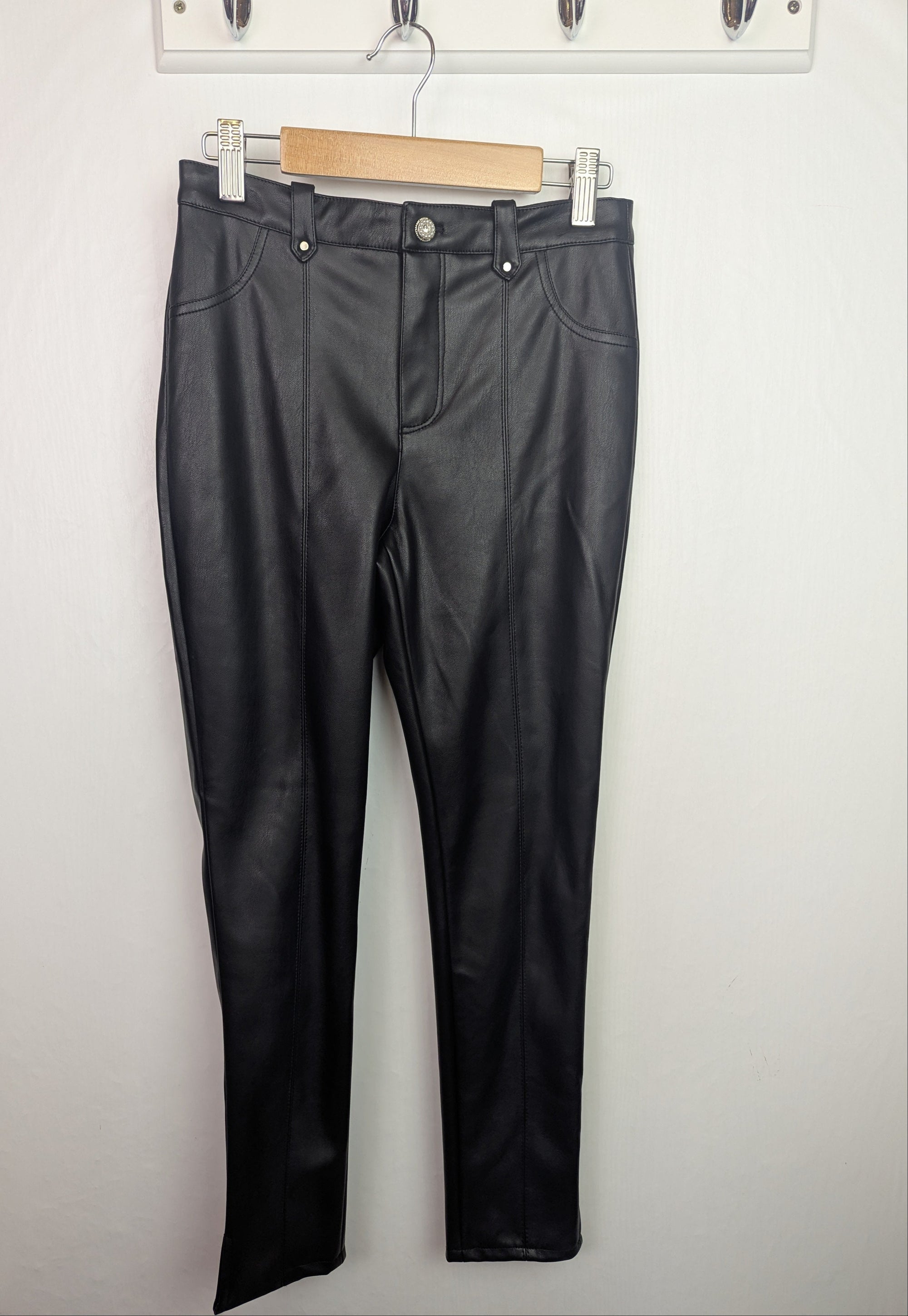 NWOT's River Island Pleather Leggings - Girls 10 Years - Little Ones Preloved. Second Hand Children's & Preloved Baby, Kids, Girls & Boys Clothes. UK online