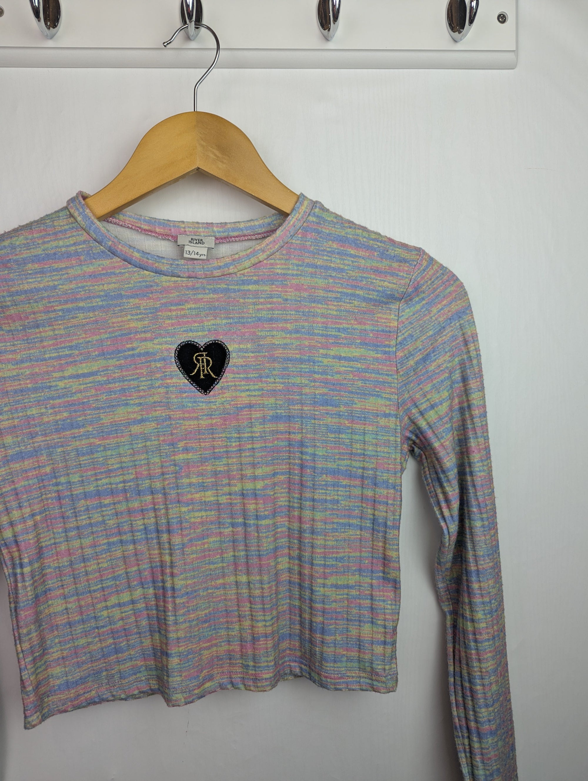 NWOT's River Island Ribbed Multi Top - Girls 13 - 14 Years - Little Ones Preloved. Second Hand Children's & Preloved Baby, Kids, Girls & Boys Clothes. UK online