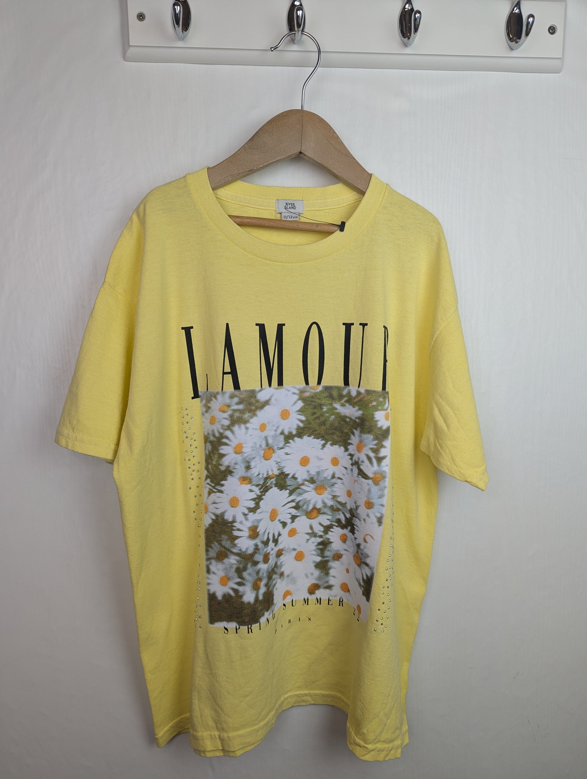 NWOT's River Island Yellow Floral Top - Girls 11 - 12 Years - Little Ones Preloved. Second Hand Children's & Preloved Baby, Kids, Girls & Boys Clothes. UK online