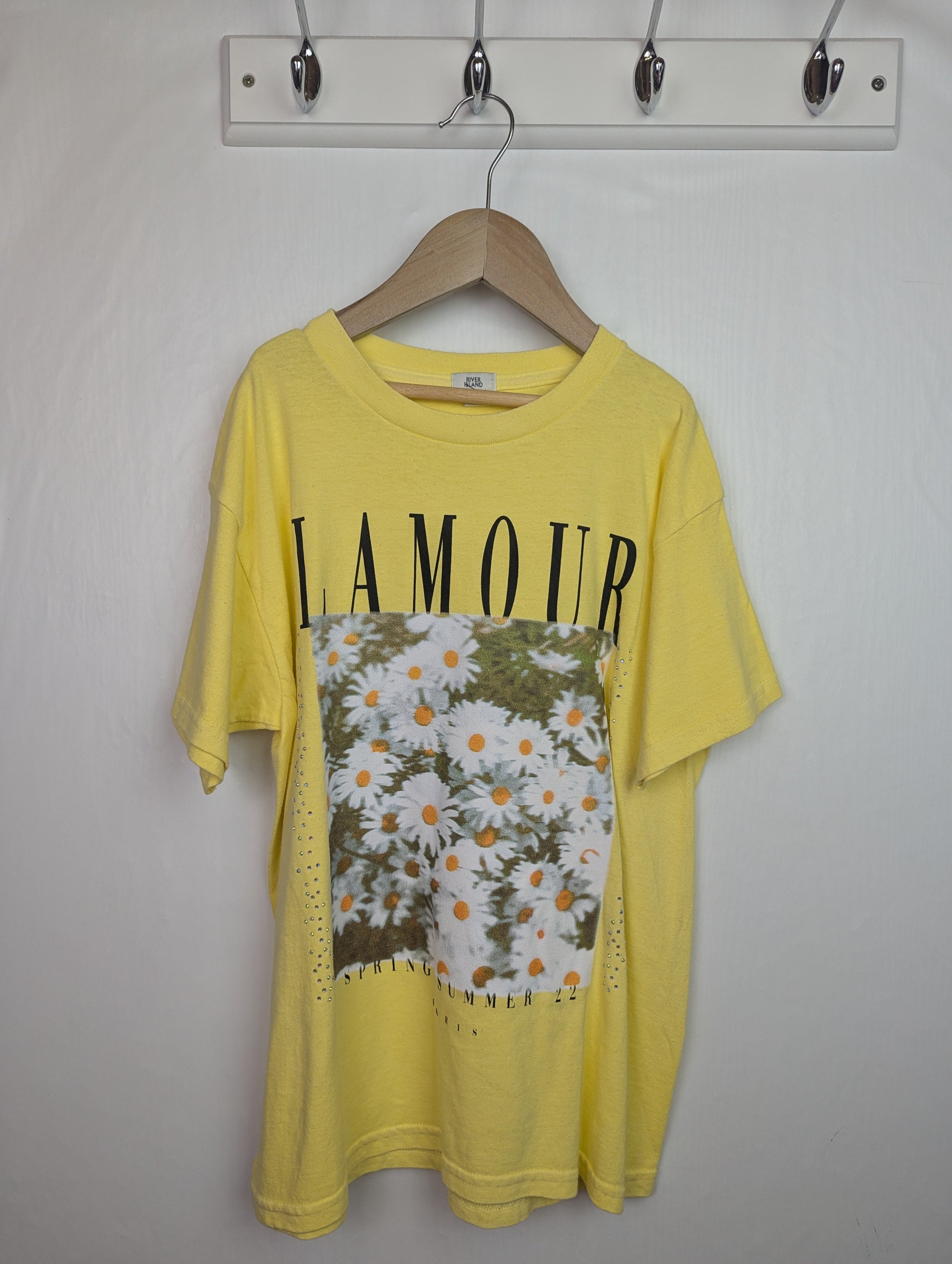 NWOT's River Island Yellow Floral Top - Girls 9 - 10 Years - Little Ones Preloved. Second Hand Children's & Preloved Baby, Kids, Girls & Boys Clothes. UK online