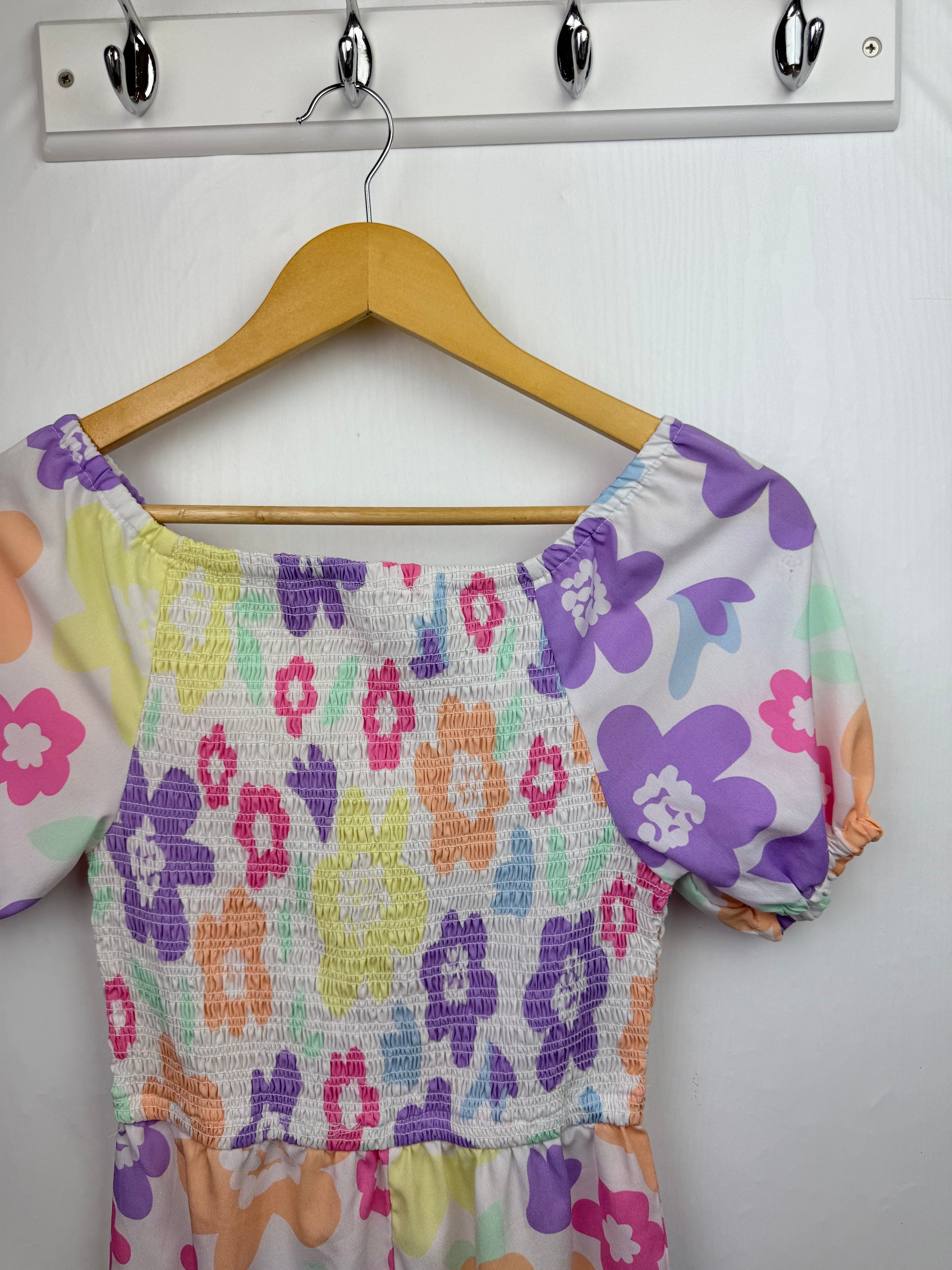 Pep & Co Floral Playsuit - Girls 12 - 13 Years - Little Ones Preloved. Second Hand Children's & Preloved Baby, Kids, Girls & Boys Clothes. UK online