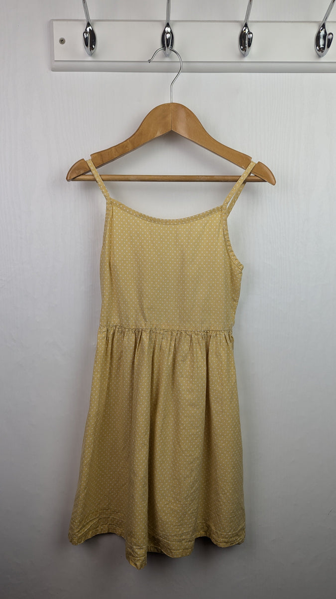 Primark Yellow Spot Dress Girls 3 4 Years