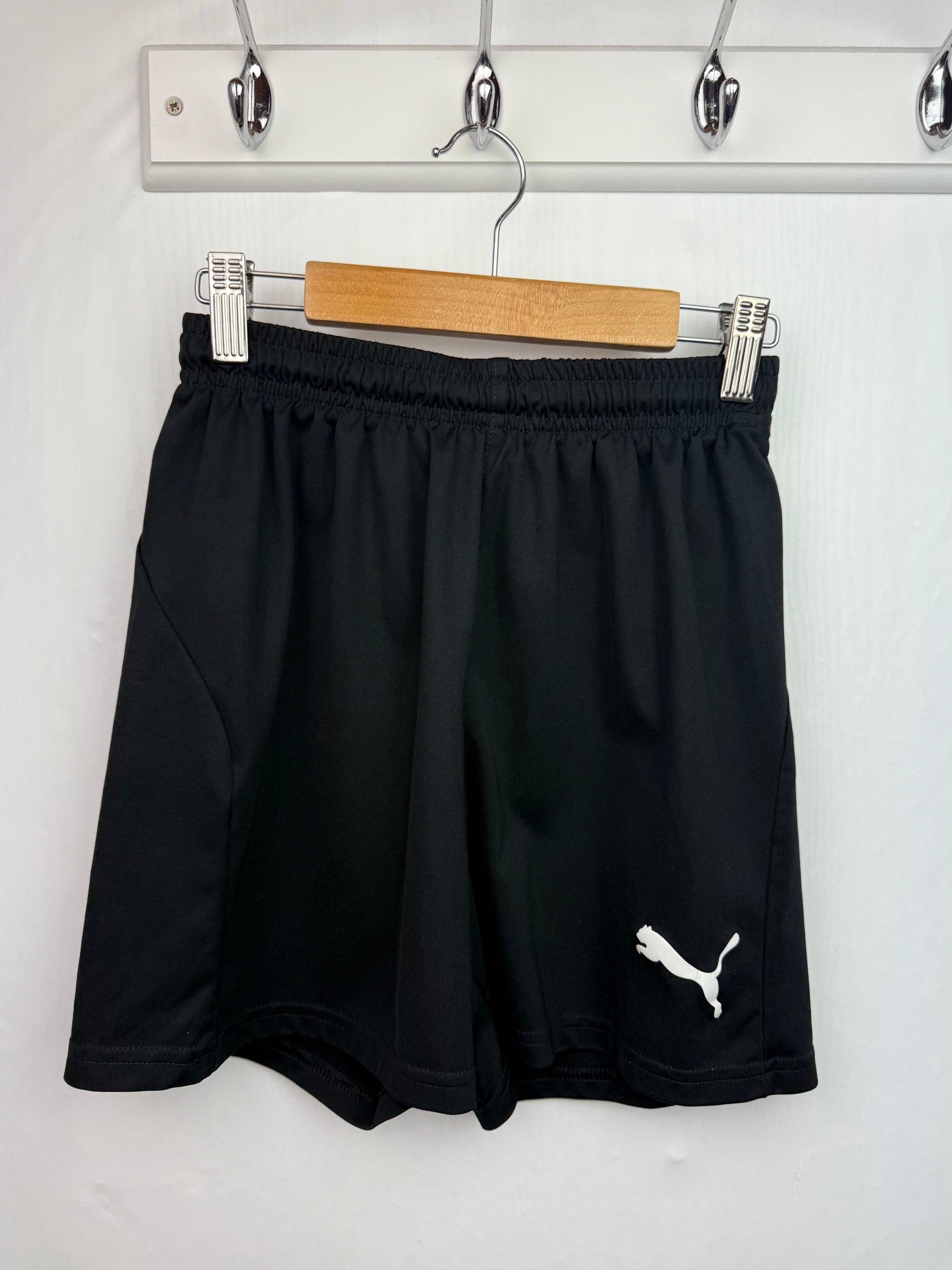 Puma Black Sports Shorts - Unisex 13 - 14 Years - Little Ones Preloved. Second Hand Children's & Preloved Baby, Kids, Girls & Boys Clothes. UK online