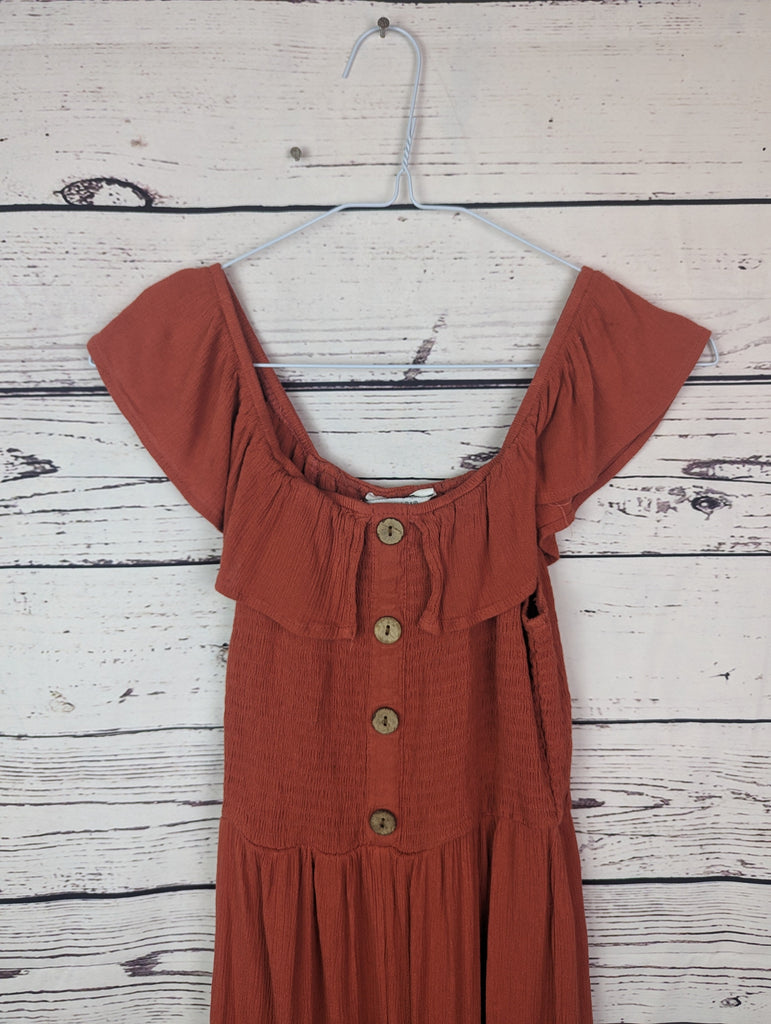 Girls Rust Primark Jumpsuit - 10-11 Years Primark Used, Preloved, Preworn & Second Hand Baby, Kids & Children's Clothing UK Online. Cheap affordable. Brands including Next, Joules, Nutmeg, TU, F&F, H&M.