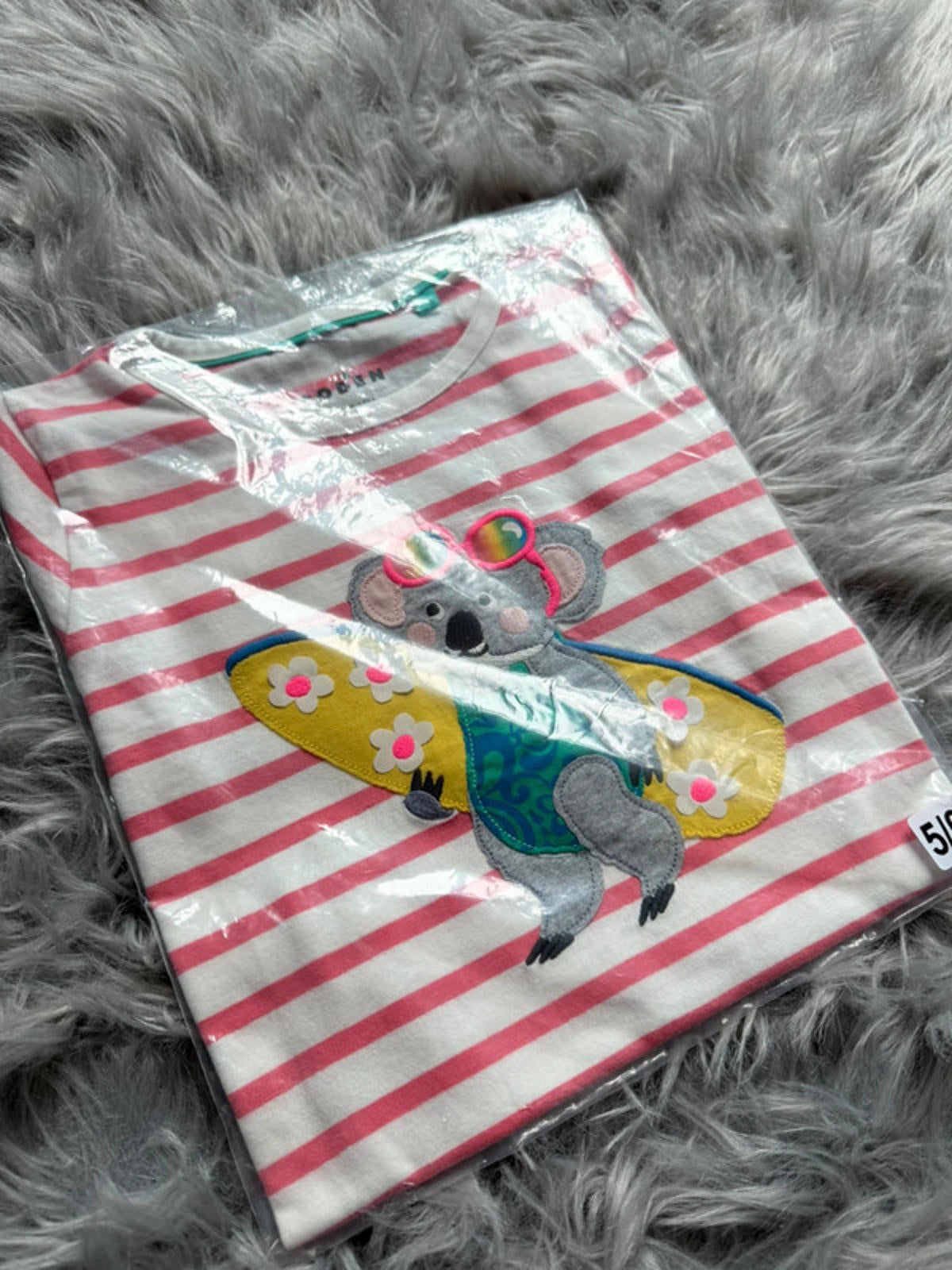 Nwot’s Ex-Boden Summer Surfing Koala Short Sleeve Top - Girls 5-6 Years Little Ones Preloved. Preloved Kids & Children’s Gently Used Clothing. Second Hand Baby, Girls & Boys Clothes. UK Postage