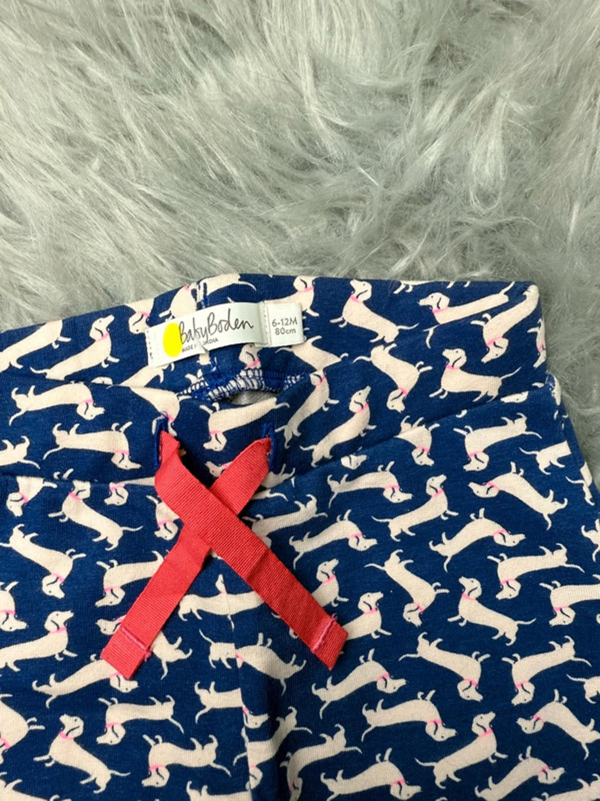 Nwot’s Ex-Boden Blue Sausage Dog Leggings - Girls 6-12 Months Little Ones Preloved. Preloved Kids & Children’s Gently Used Clothing. Second Hand Baby, Girls & Boys Clothes. UK Postage